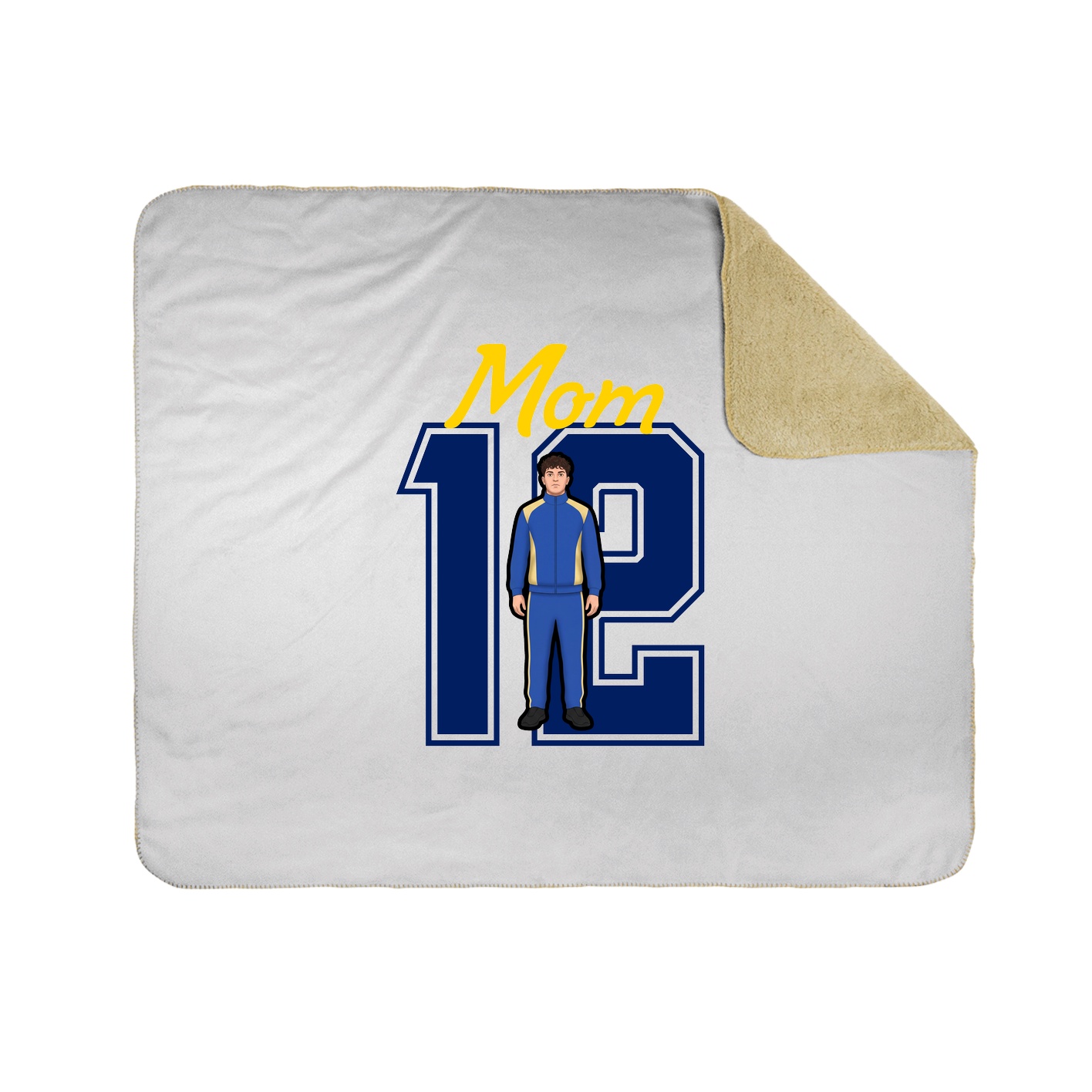 Throw Blanket — Mothers Day Shirsey in White