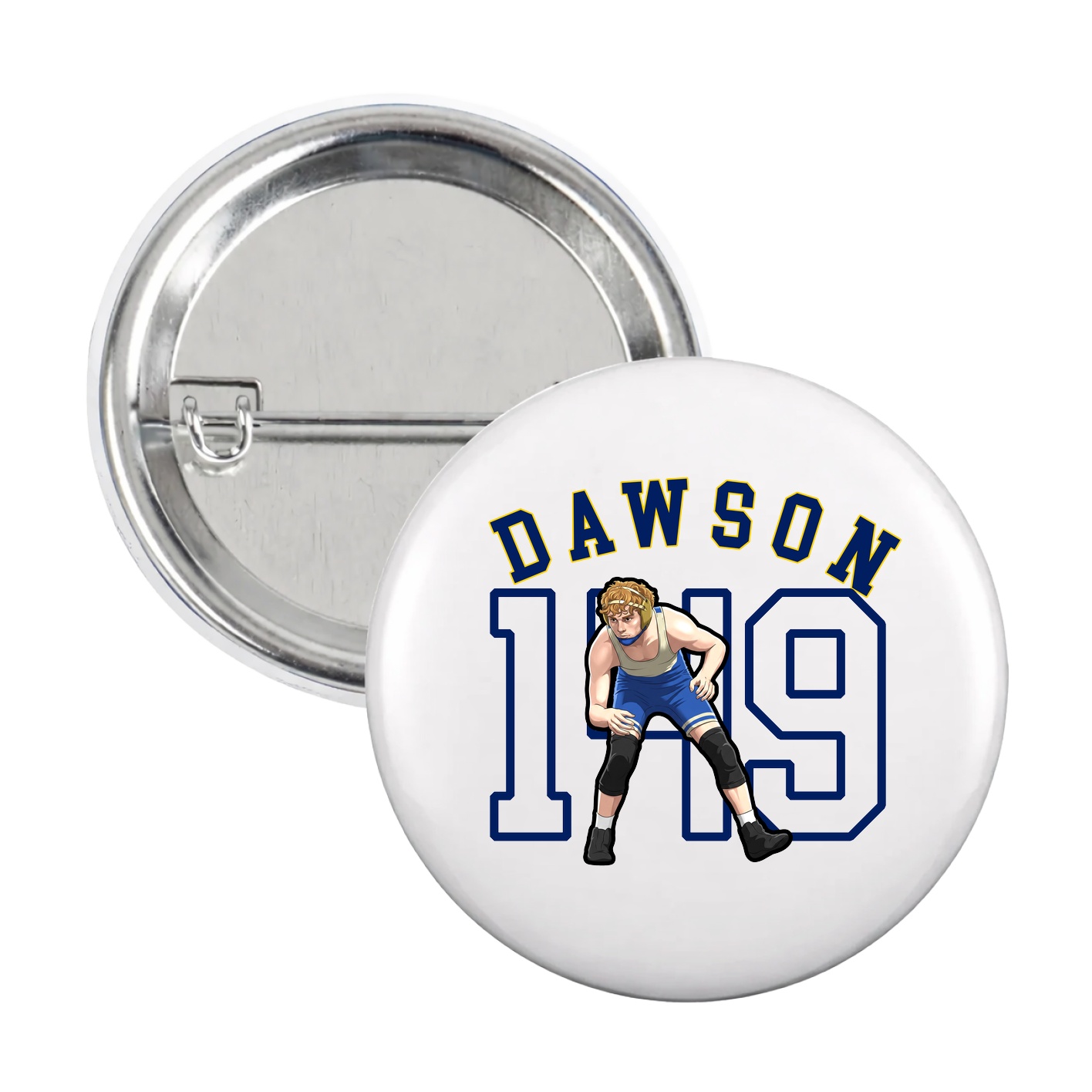 Game Day Button — Shirsey Arch in White