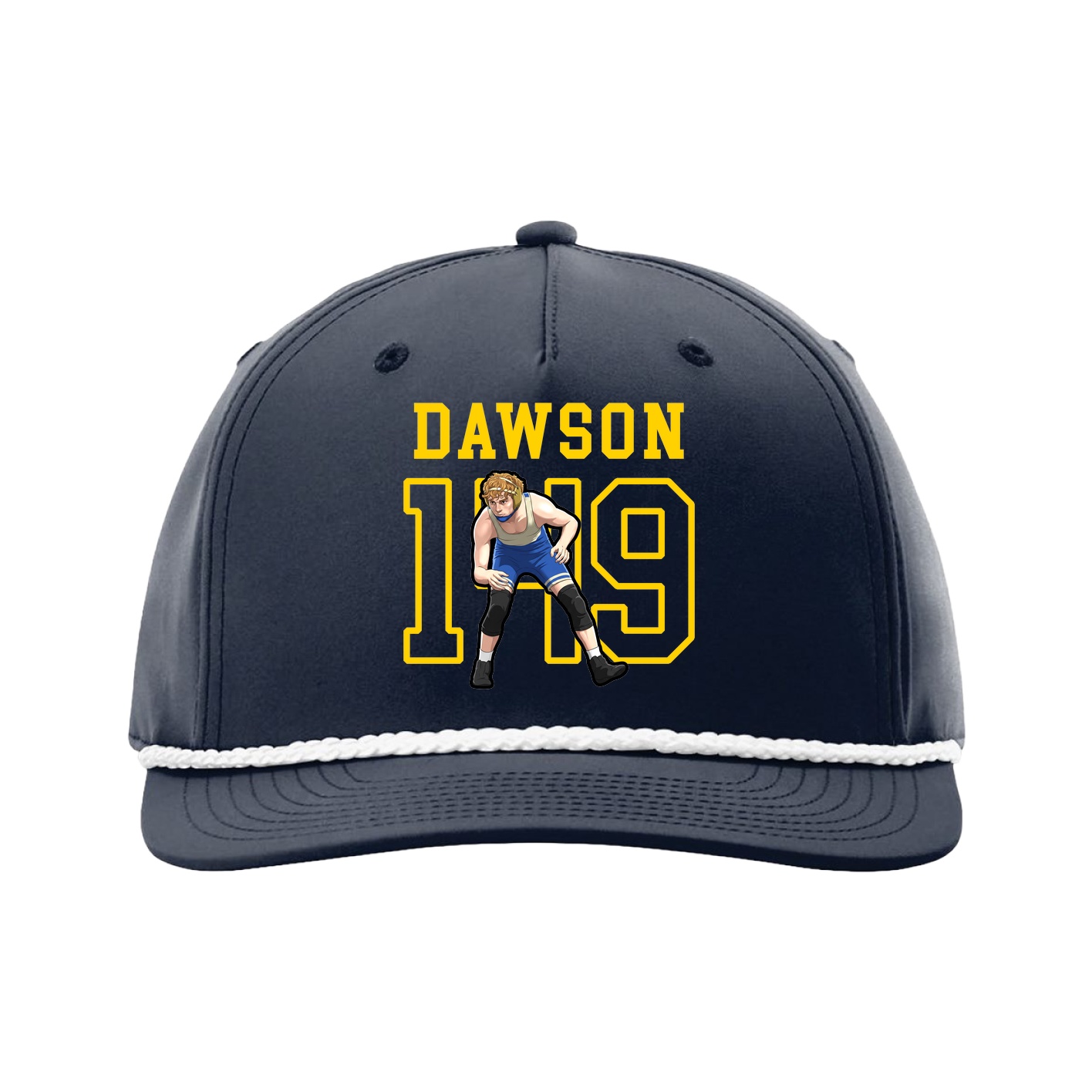 Five-Panel Classic Rope Cap — Shirsey in Navy