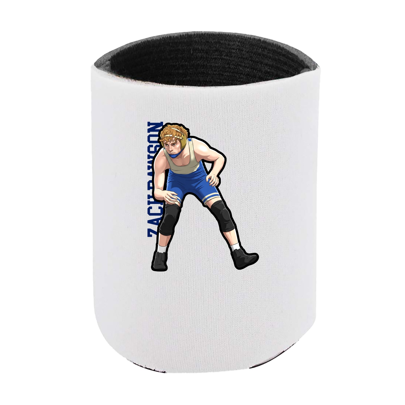 Can Holder — Name Vertical in White