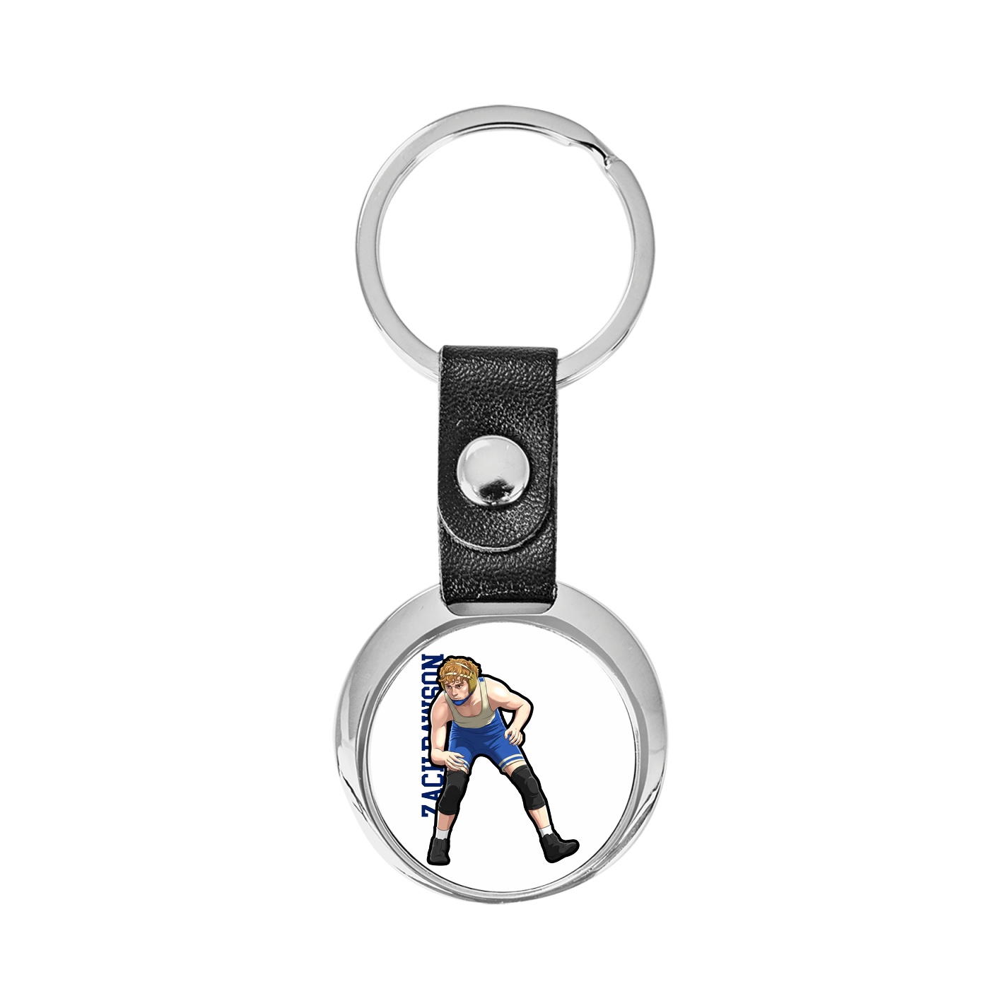 Key Chain — Name Vertical in Classic