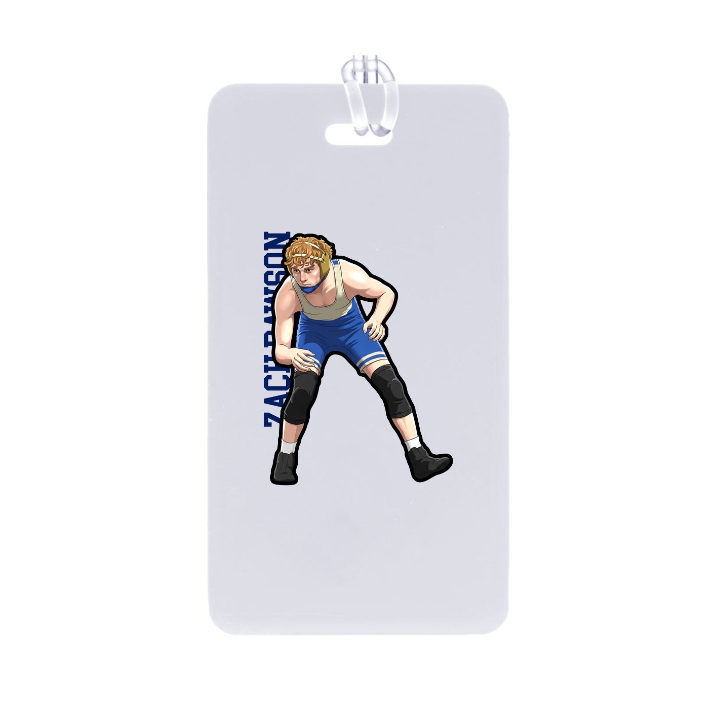 Bag Tag — Name Vertical in Classic