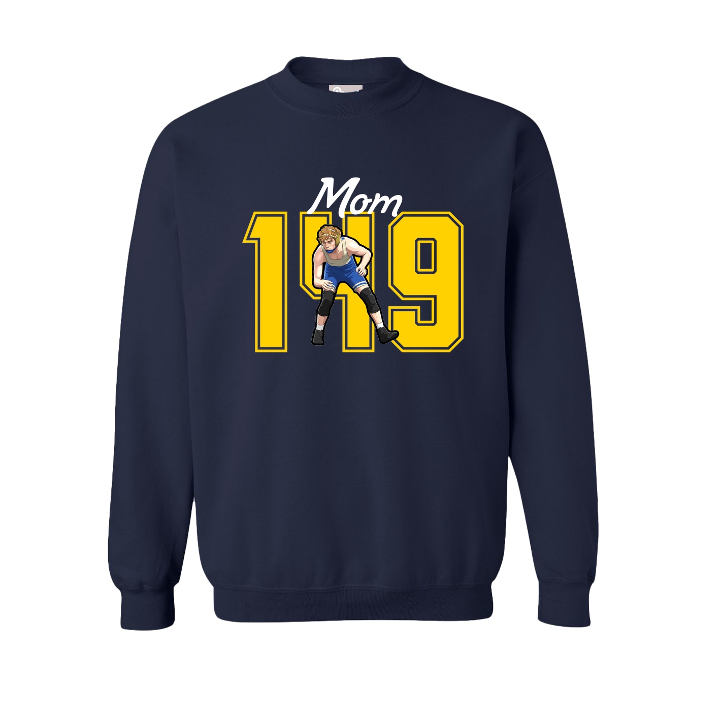 Fleece Crew — Mothers Day Shirsey in Navy