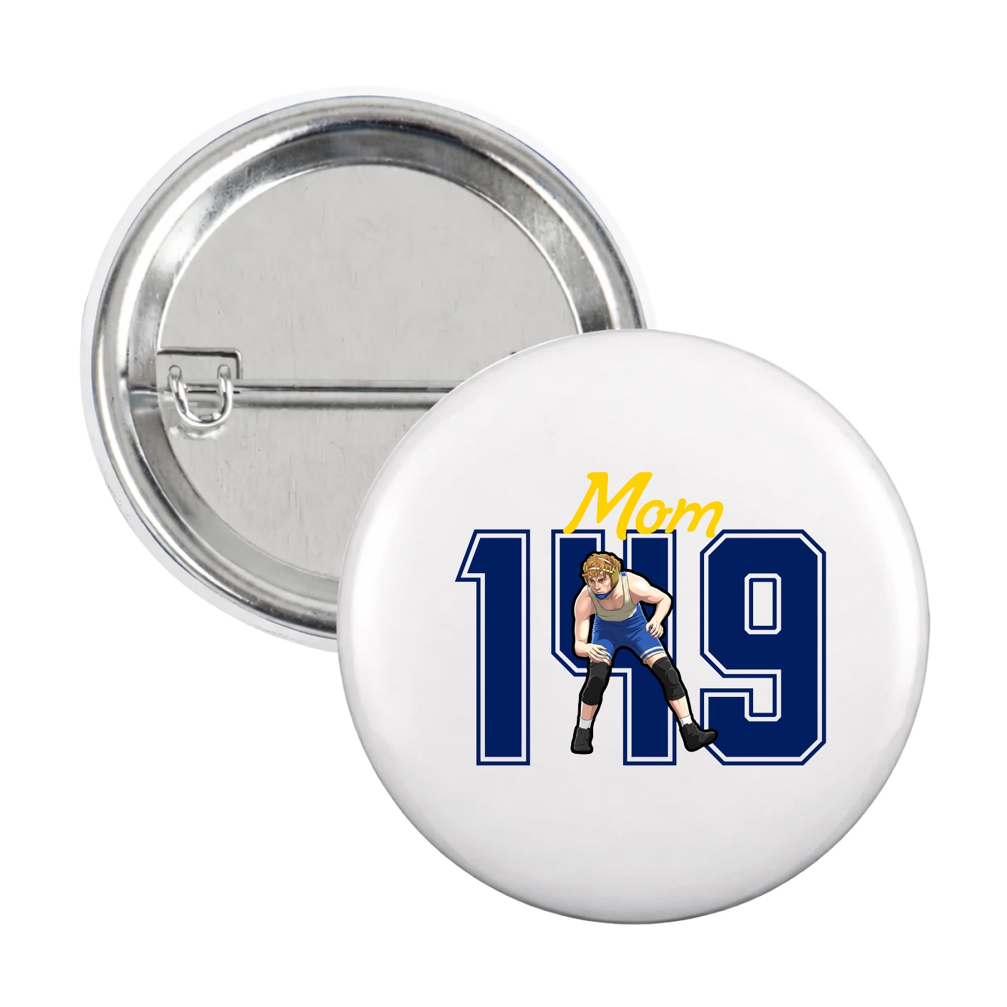 Game Day Button — Mothers Day Shirsey in White