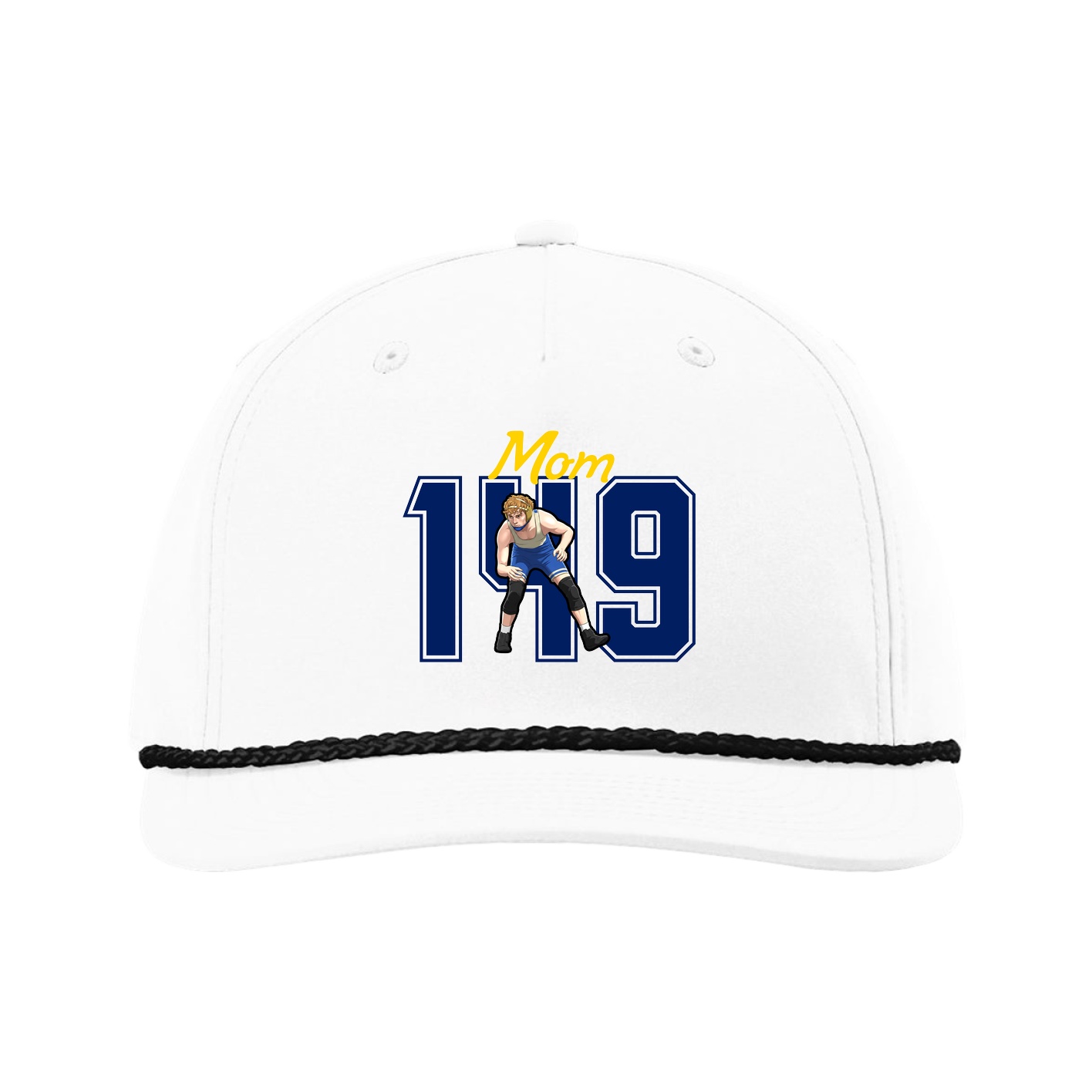 Five-Panel Classic Rope Cap — Mothers Day Shirsey in White