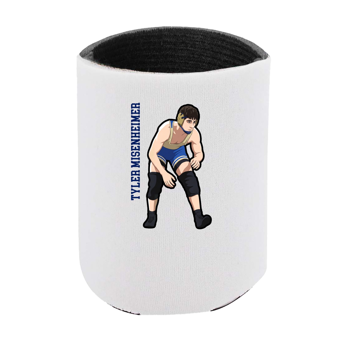Can Holder — Name Vertical in White