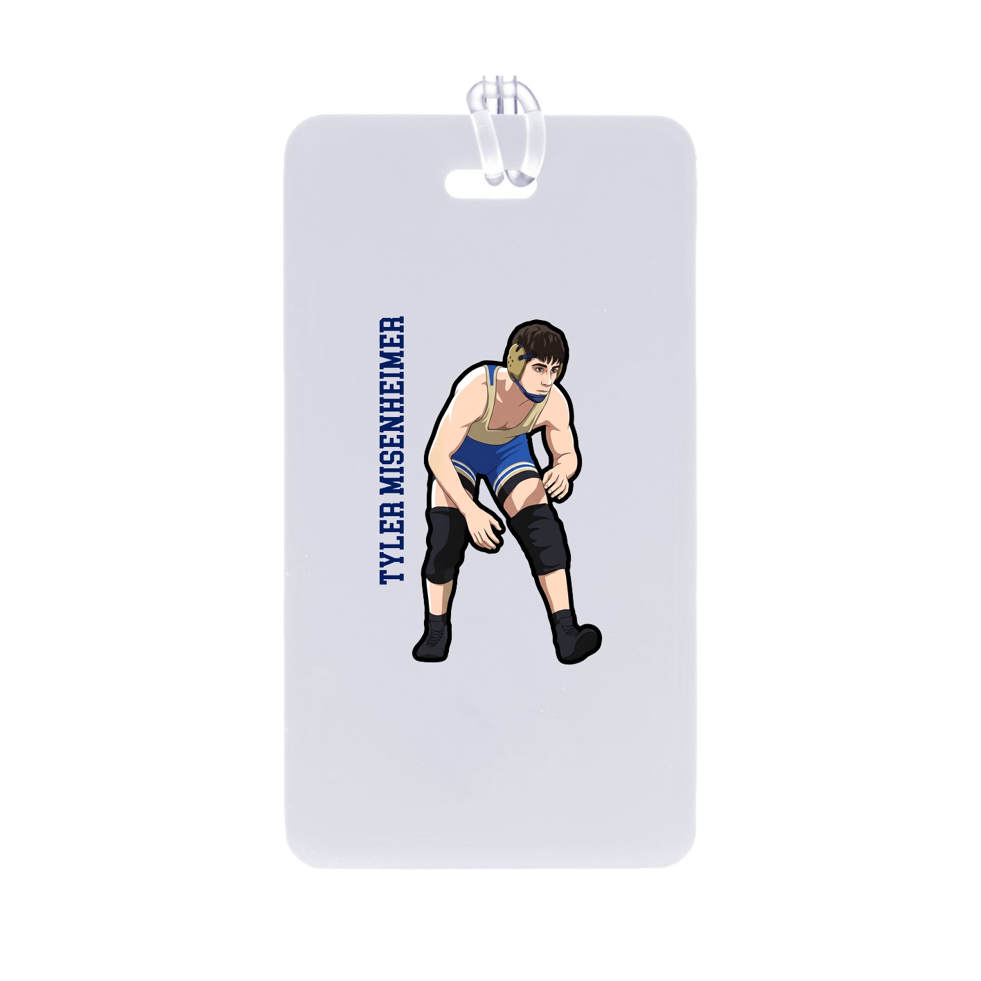 Bag Tag — Name Vertical in Classic