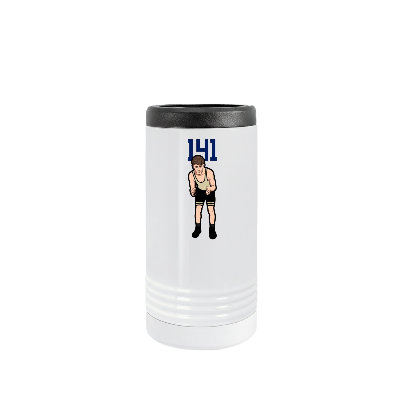 Slim Beverage Holder — Number Top in White