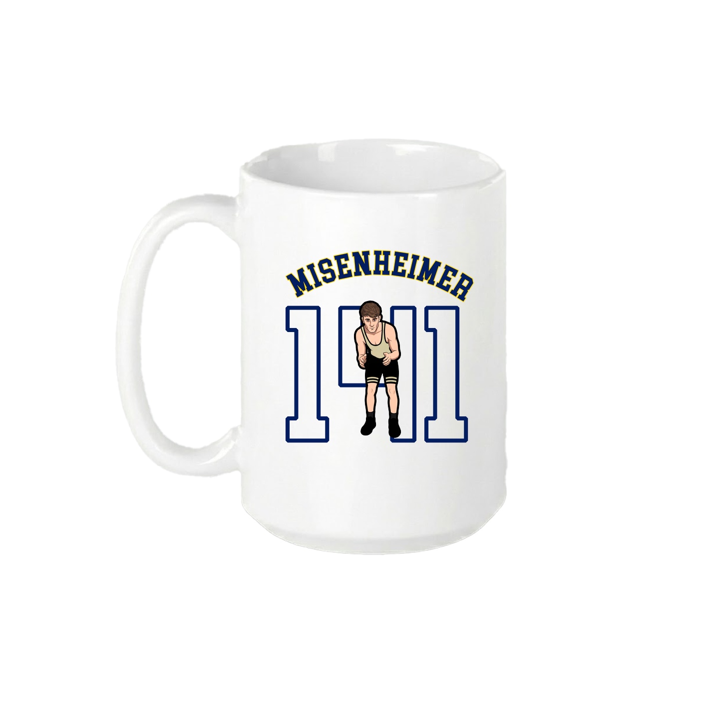 15oz Coffee Mug — Shirsey Arch in White