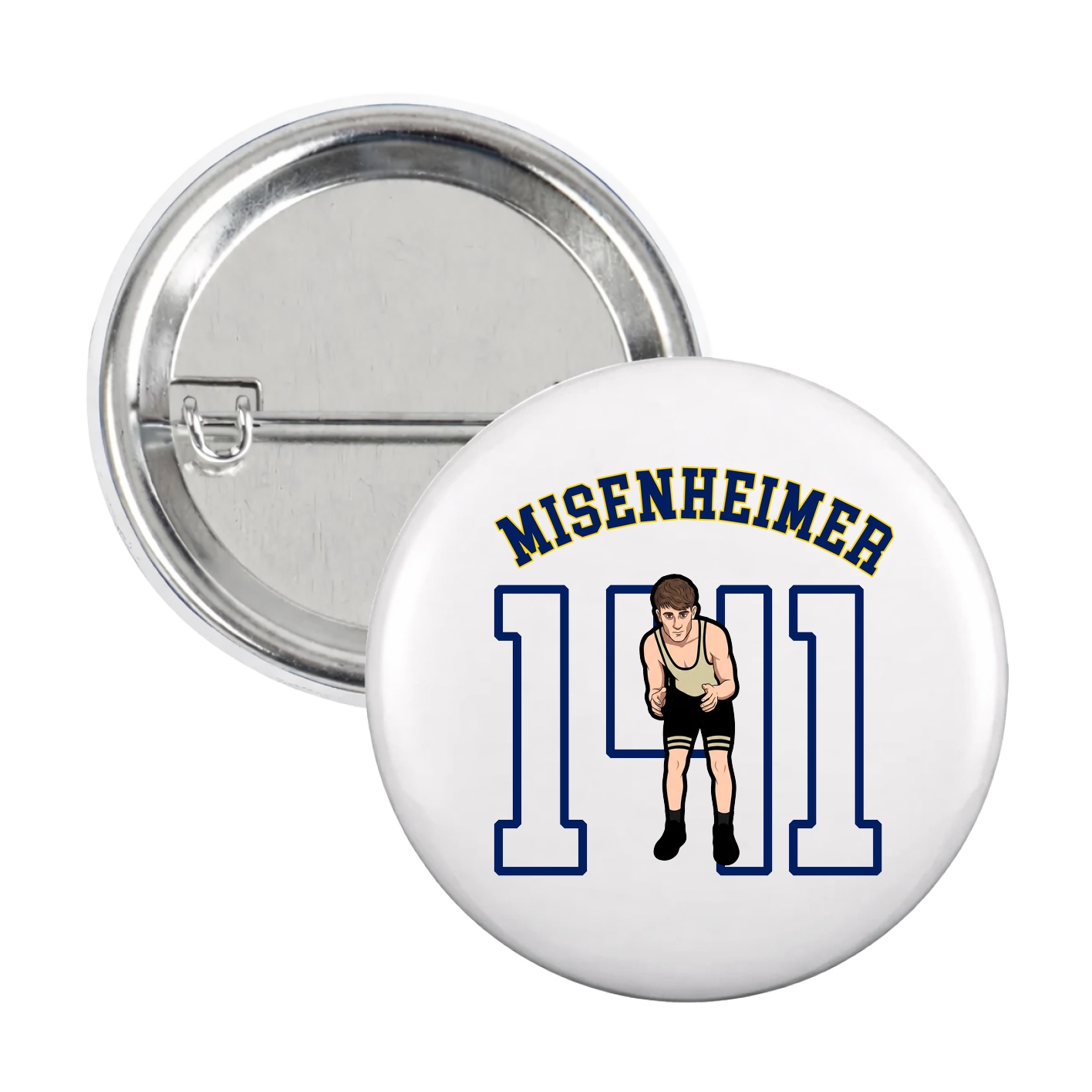 Game Day Button — Shirsey Arch in White