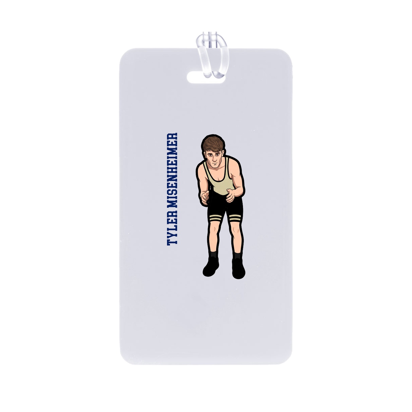 Bag Tag — Name Vertical in Classic