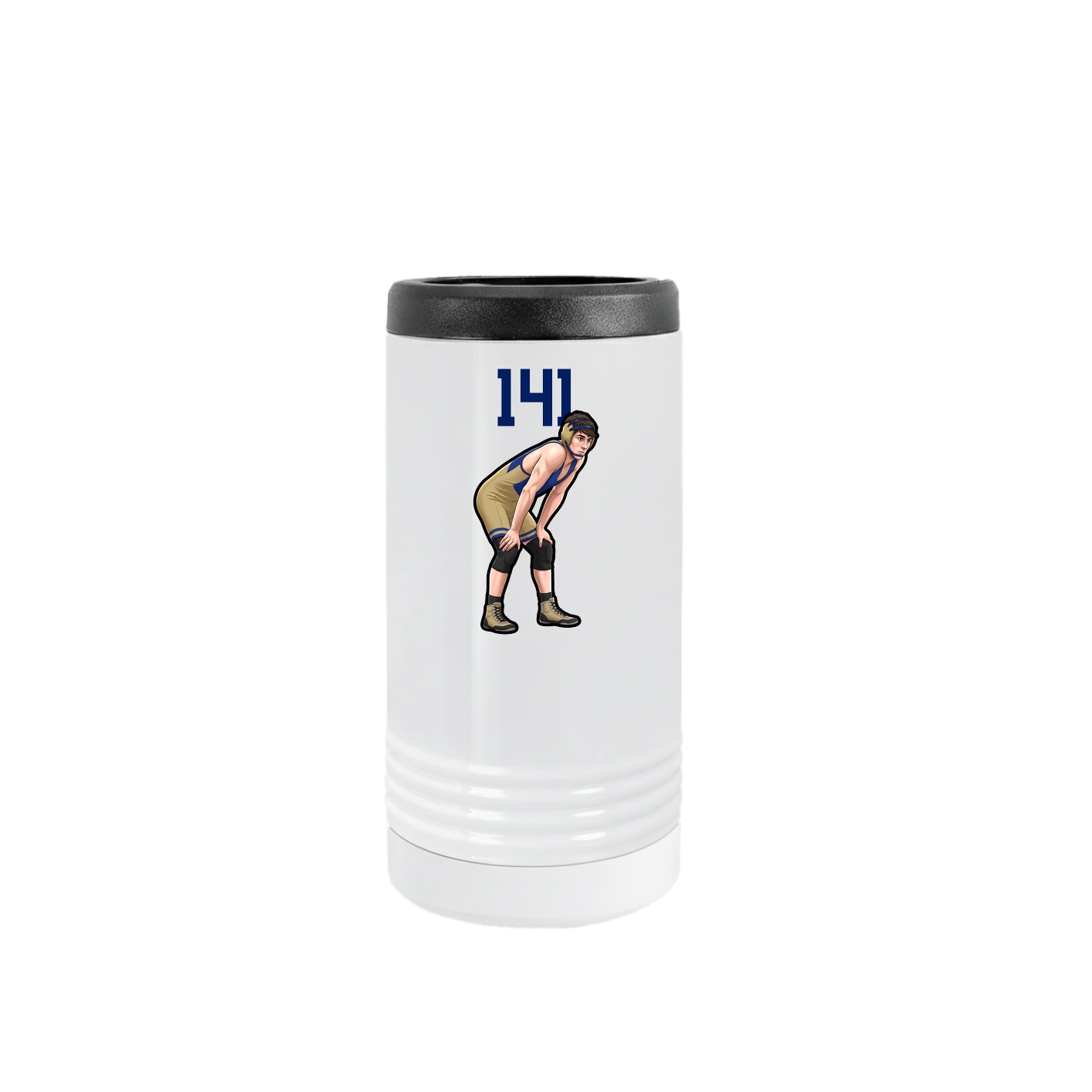 Slim Beverage Holder — Number Top in White