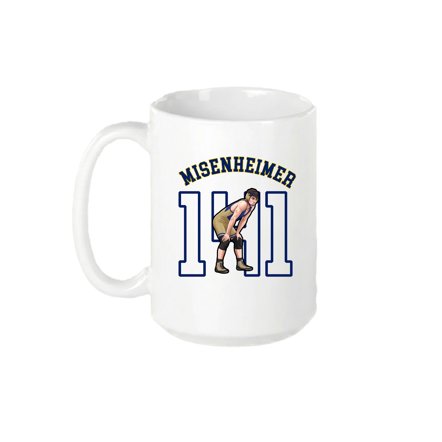 15oz Coffee Mug — Shirsey Arch in White