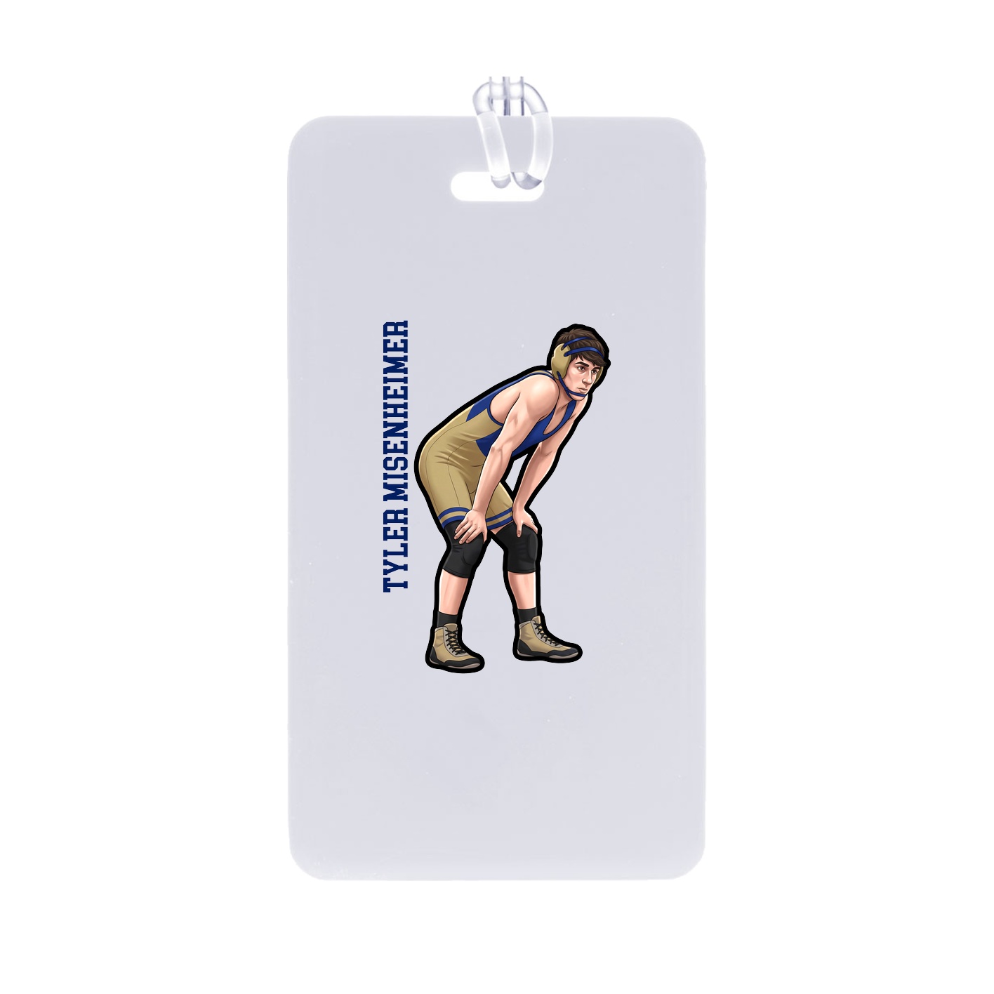 Bag Tag — Name Vertical in Classic