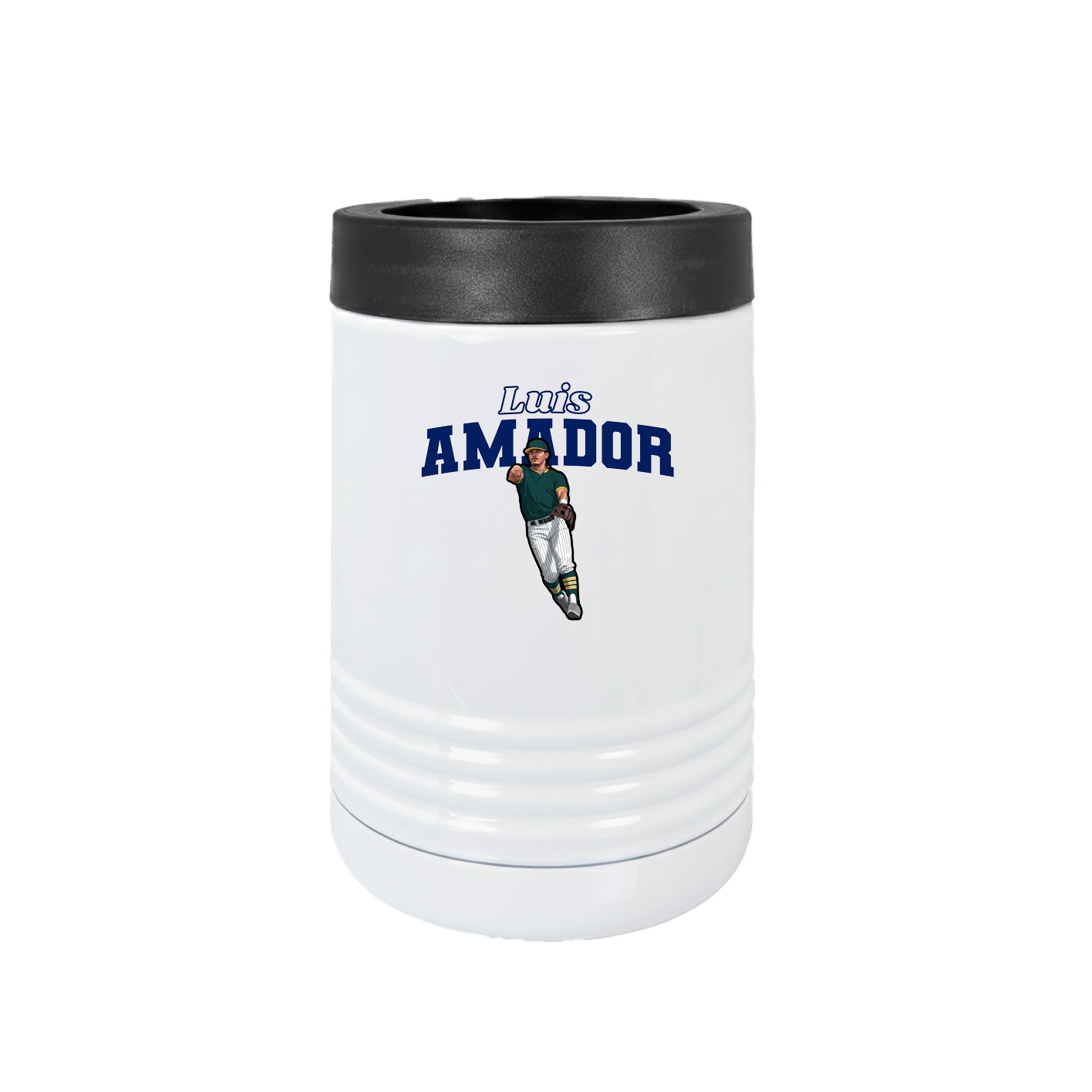 Beverage Holder — Name Arch in White