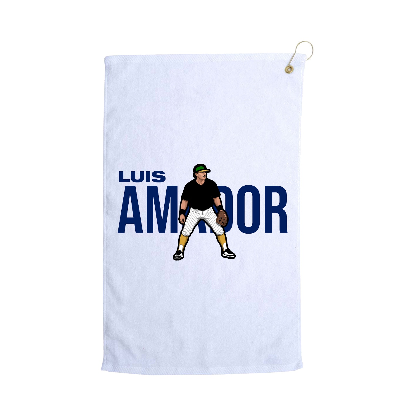 Golf Towel — Player Name in White