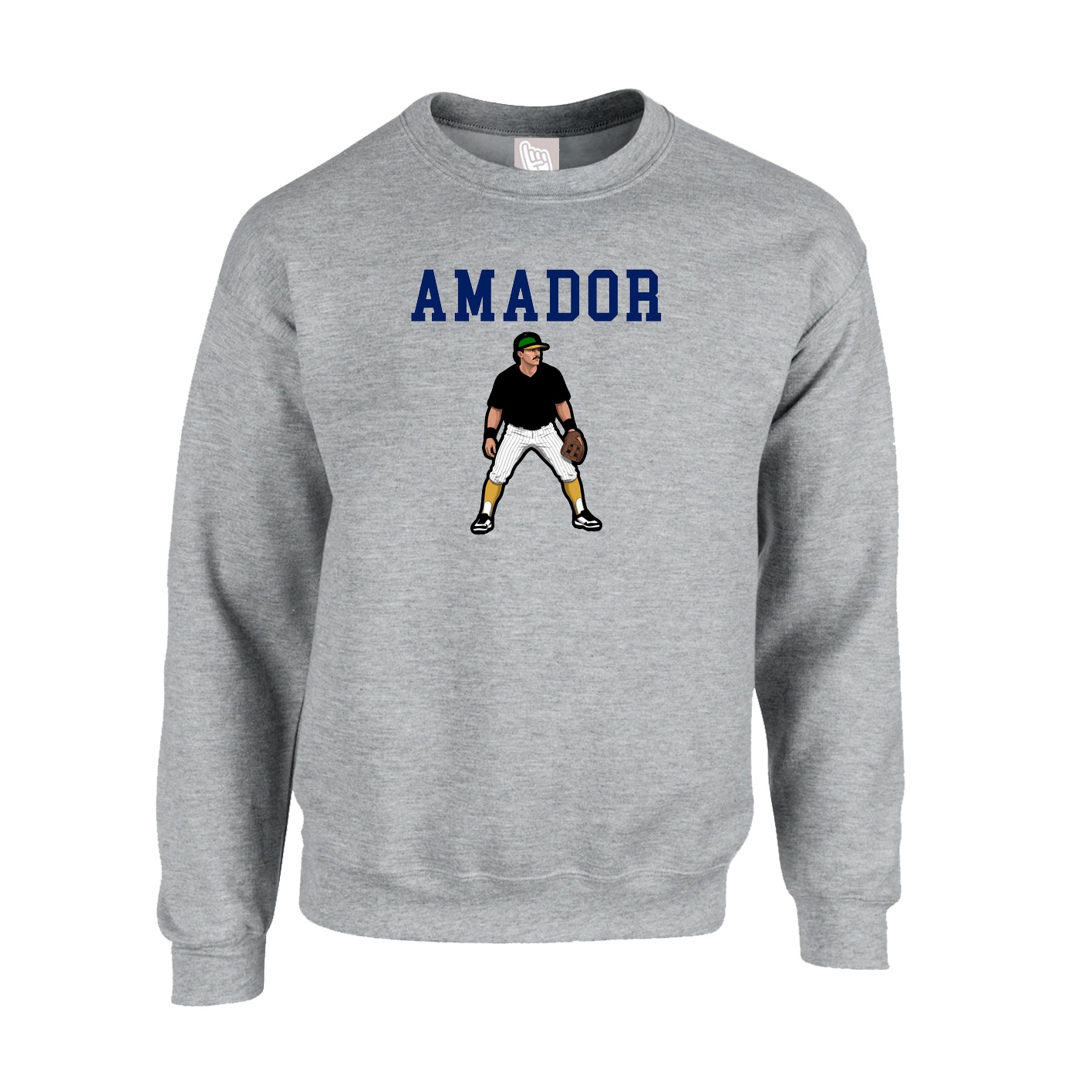 Fleece Crew — Shirsey in Grey
