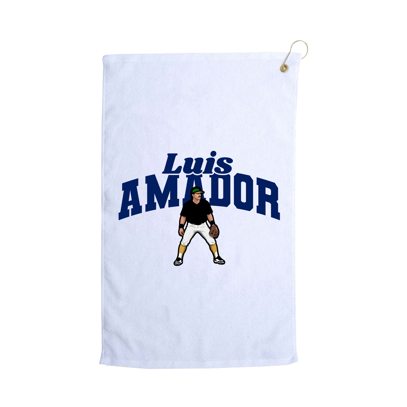 Golf Towel — Signature Arch in White