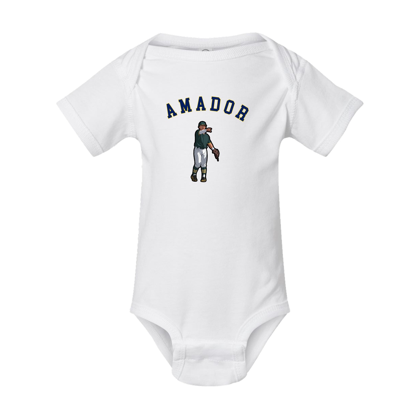 Baby Onesie — Shirsey Arch in White