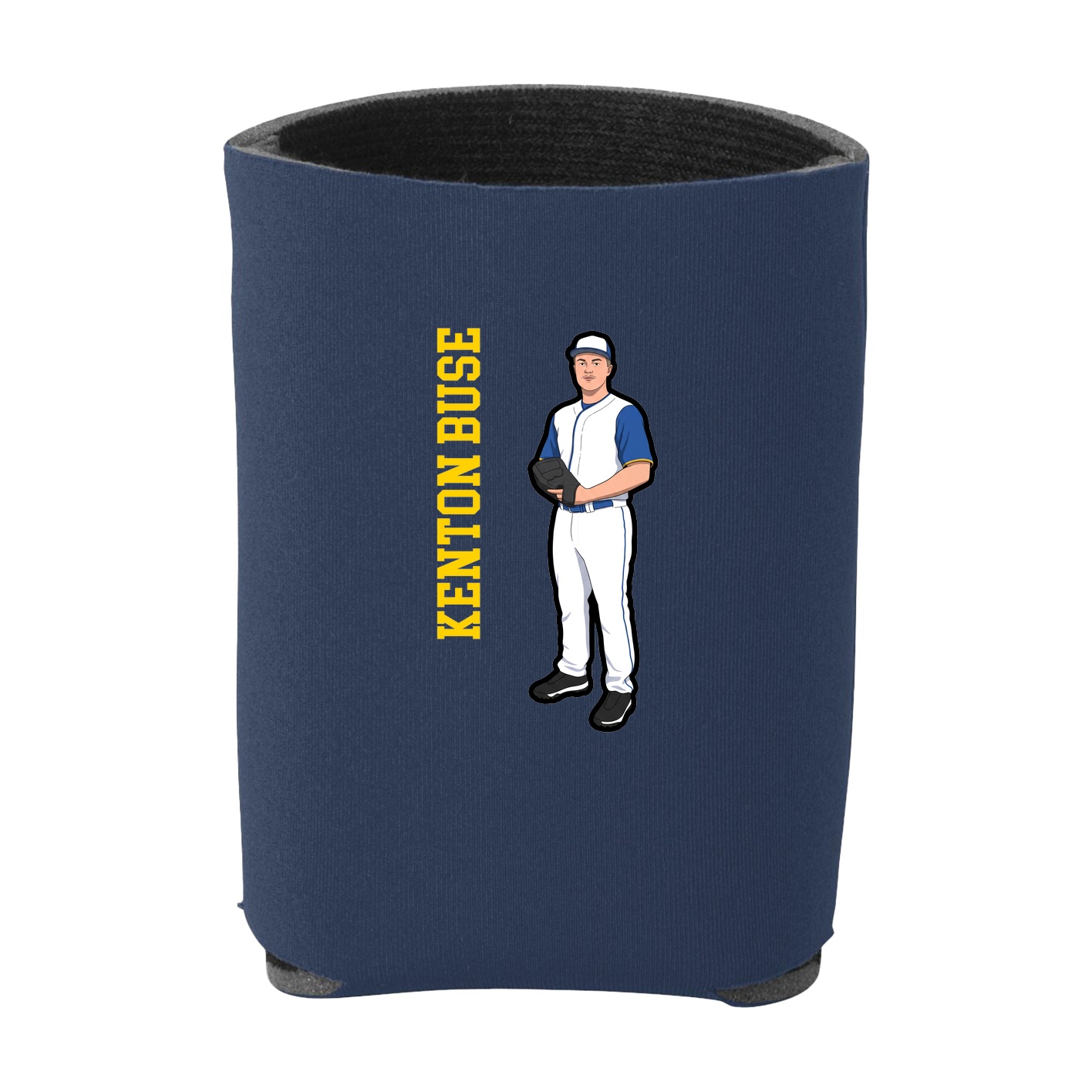 Can Holder — Name Vertical in Navy