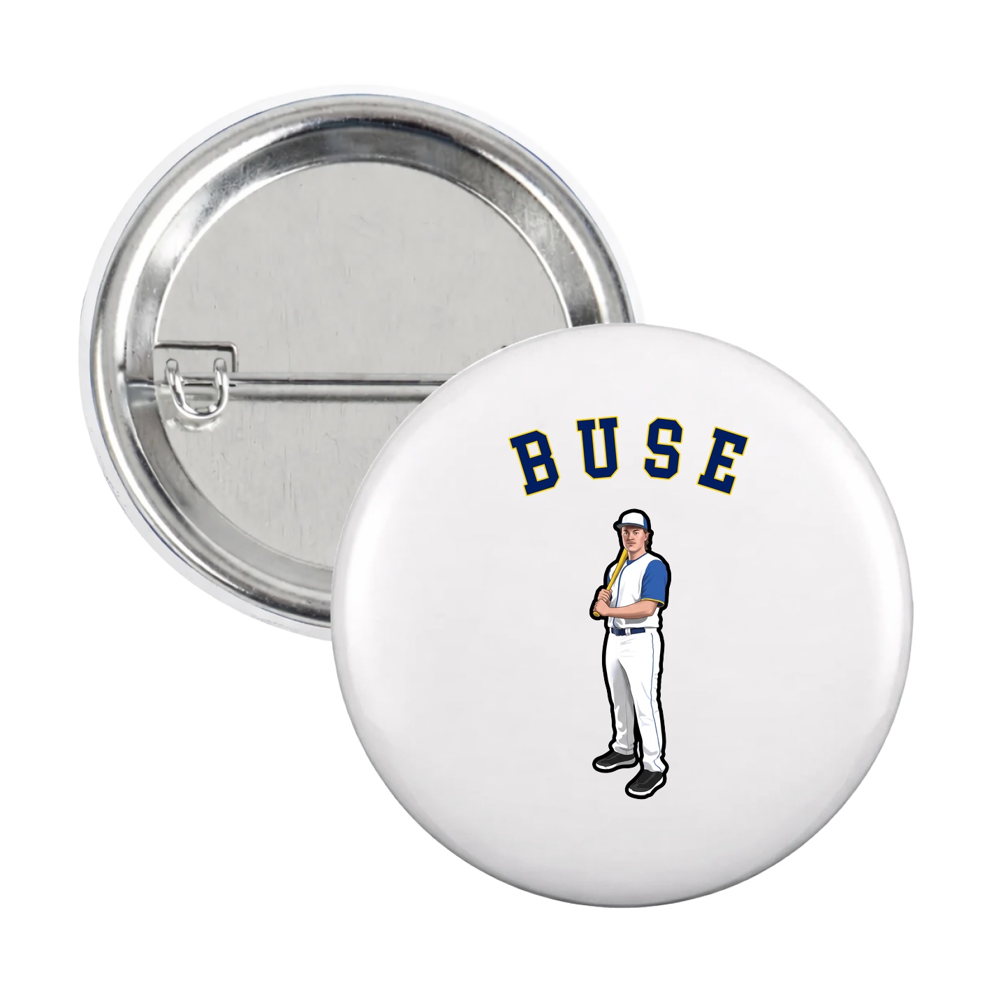 Game Day Button — Shirsey Arch in White