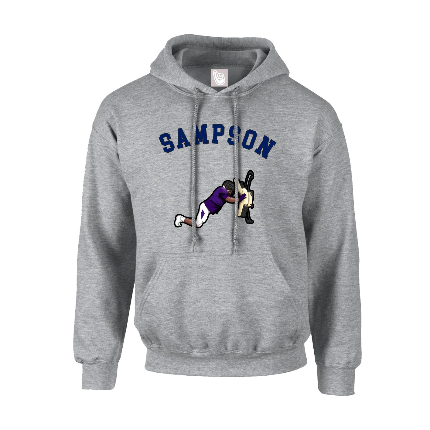 Youth Hoodie — Shirsey Arch in Grey
