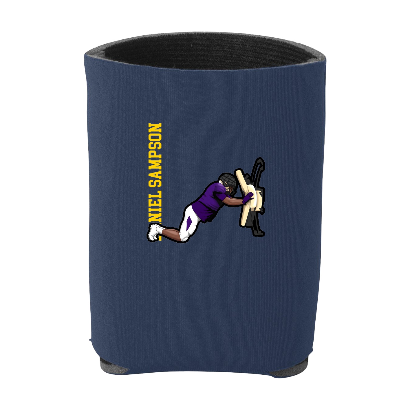 Can Holder — Name Vertical in Navy