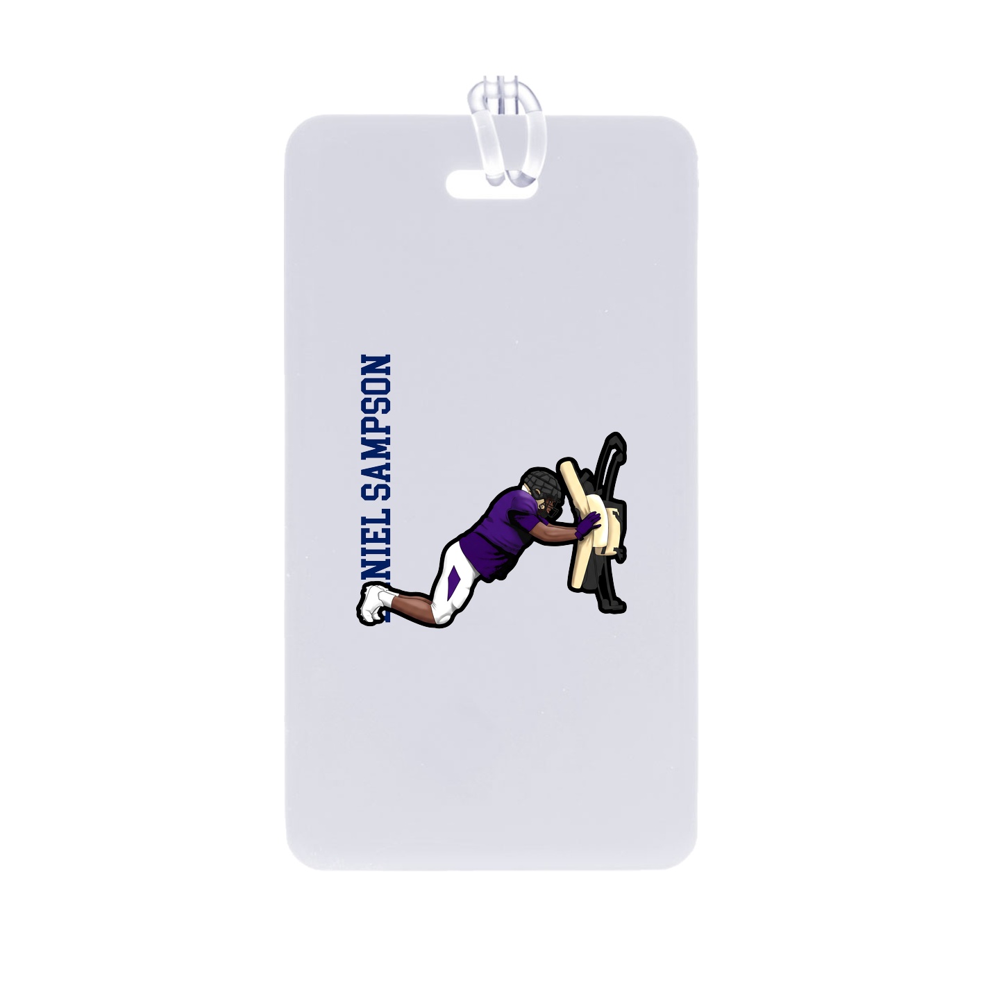 Bag Tag — Name Vertical in Classic