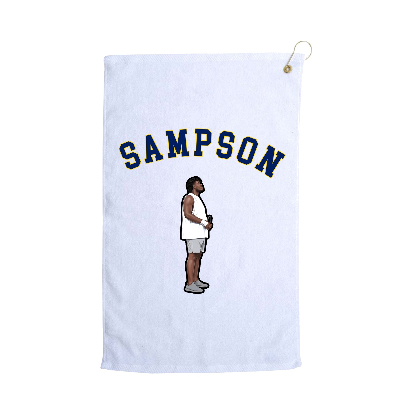 Golf Towel — Shirsey Arch in White