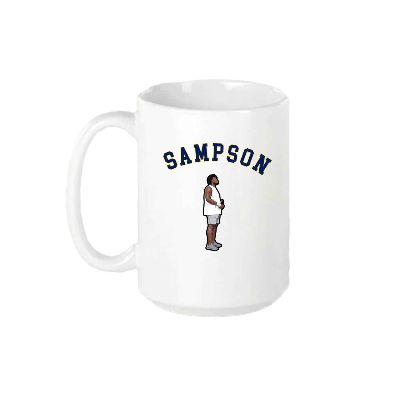 15oz Coffee Mug — Shirsey Arch in White