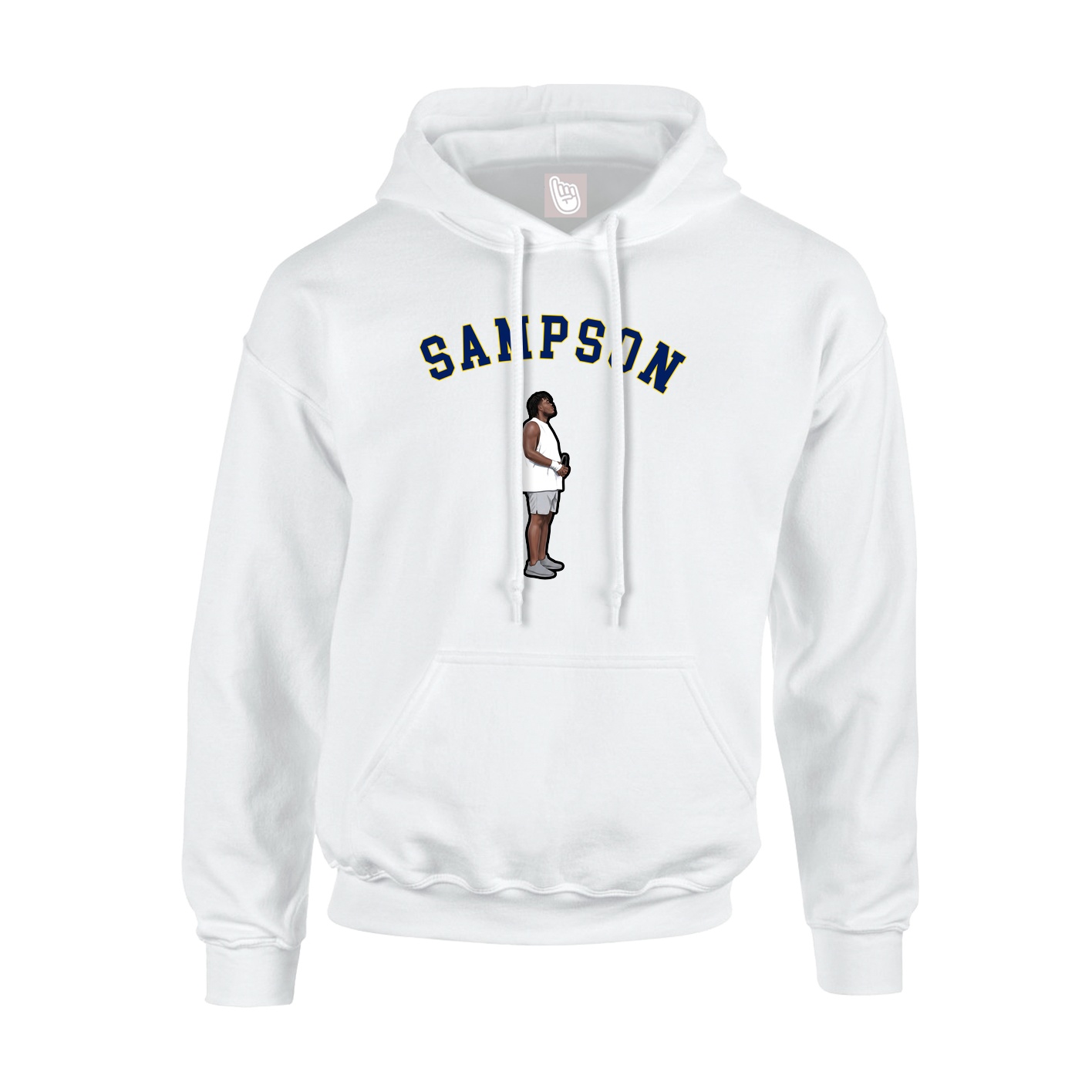 Youth Hoodie — Shirsey Arch in White