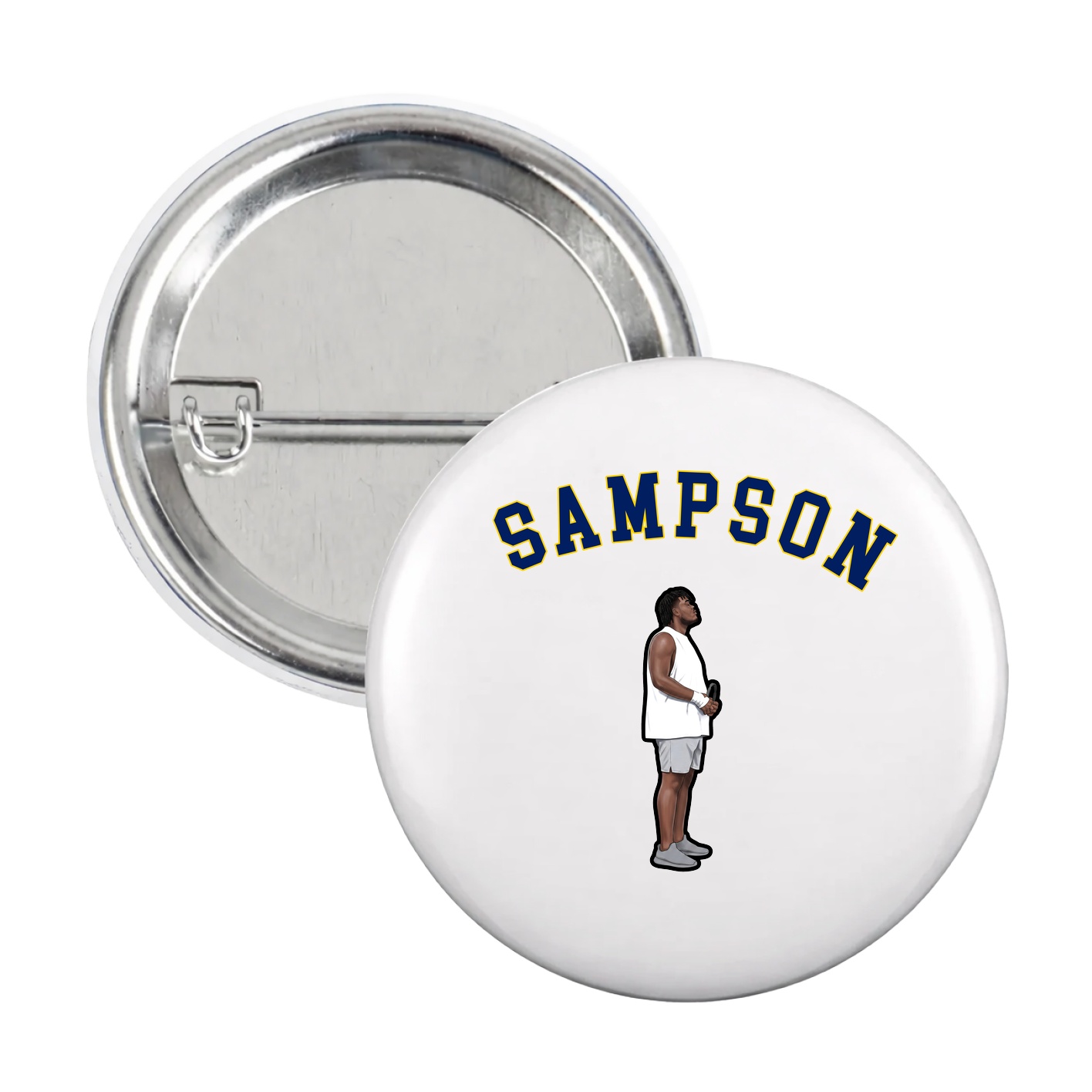 Game Day Button — Shirsey Arch in White