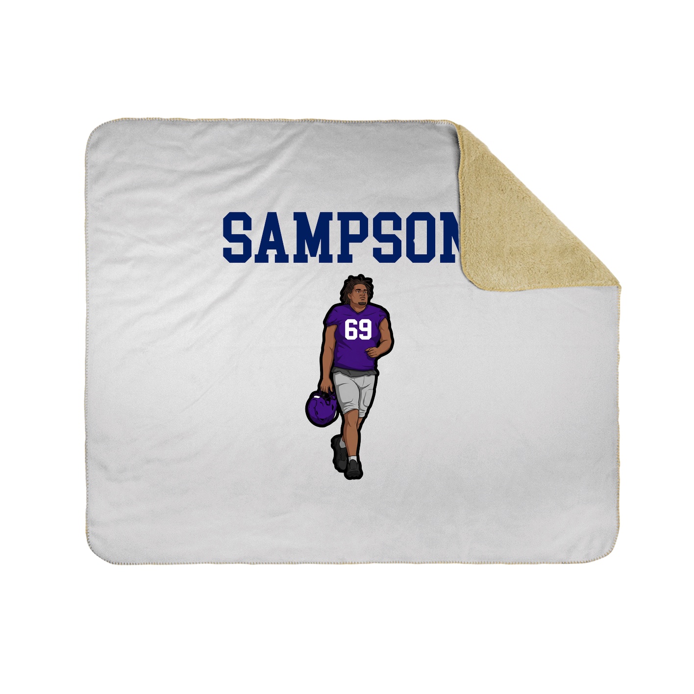 Throw Blanket — Shirsey in White