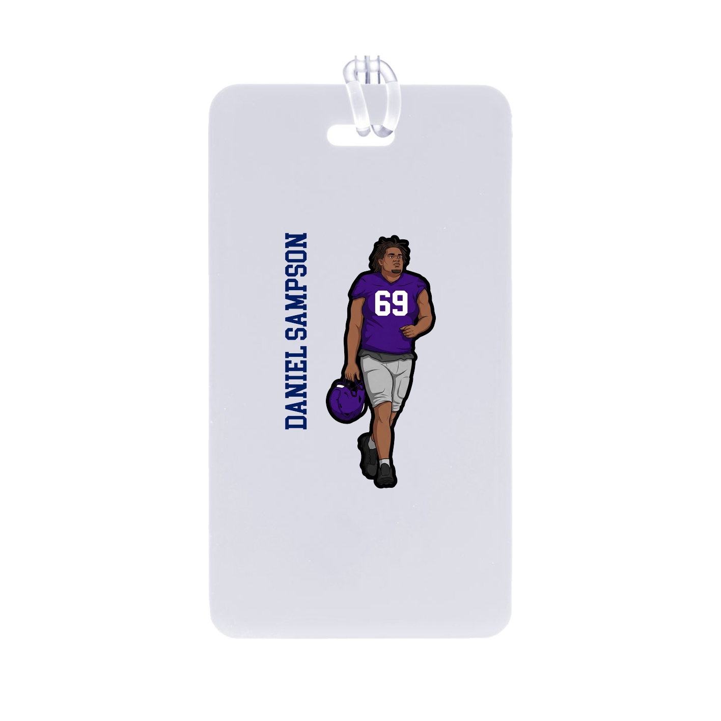 Bag Tag — Name Vertical in Classic