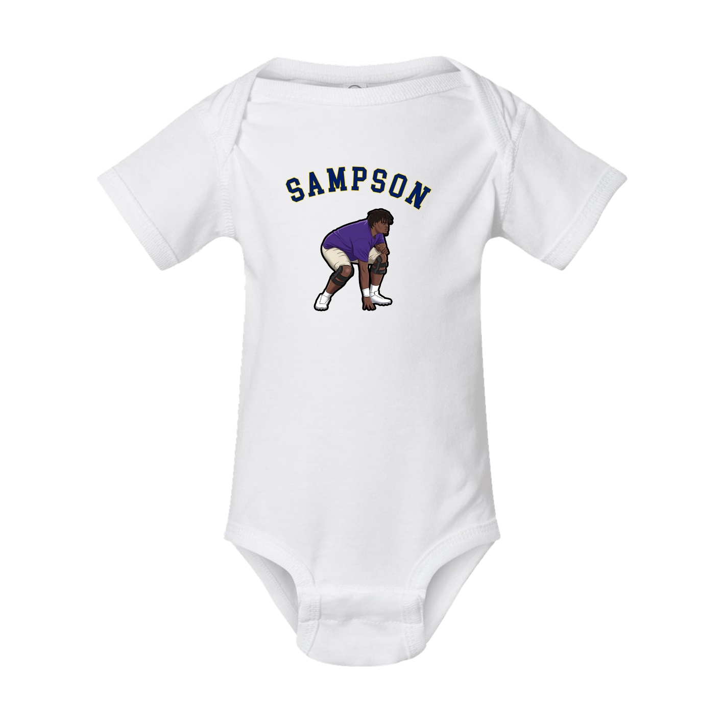 Baby Onesie — Shirsey Arch in White