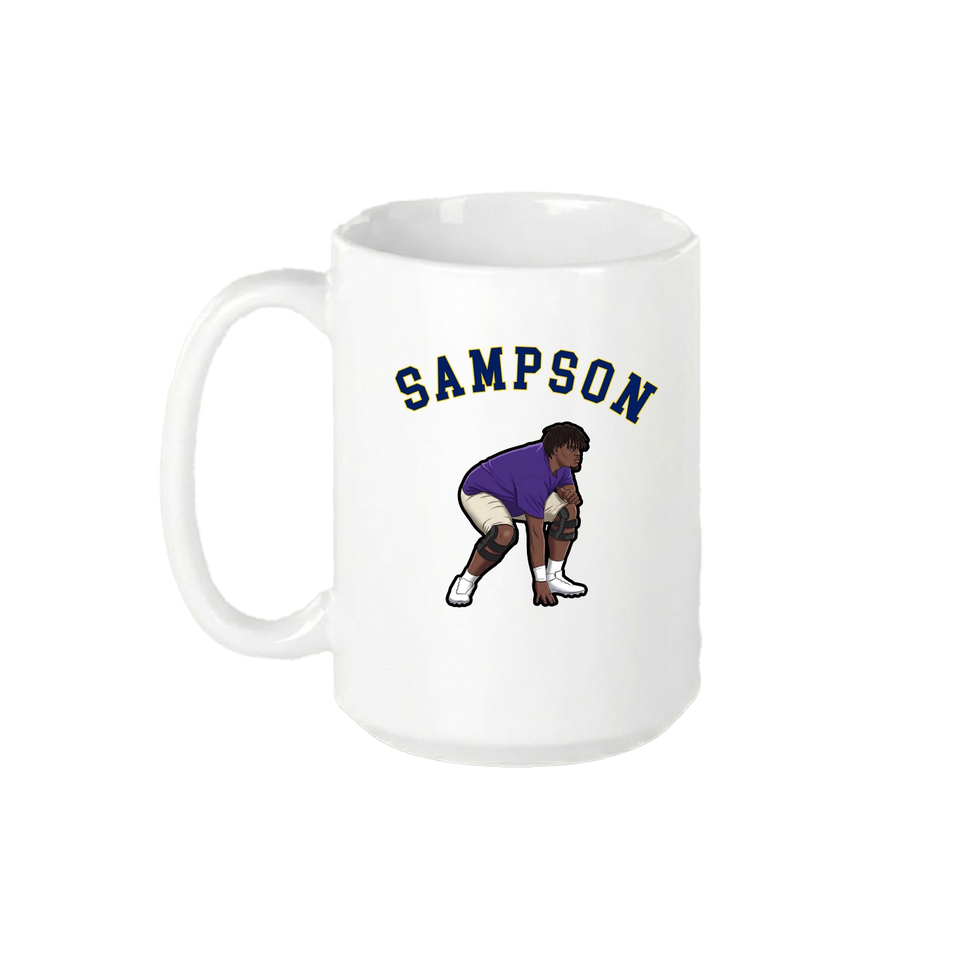 15oz Coffee Mug — Shirsey Arch in White