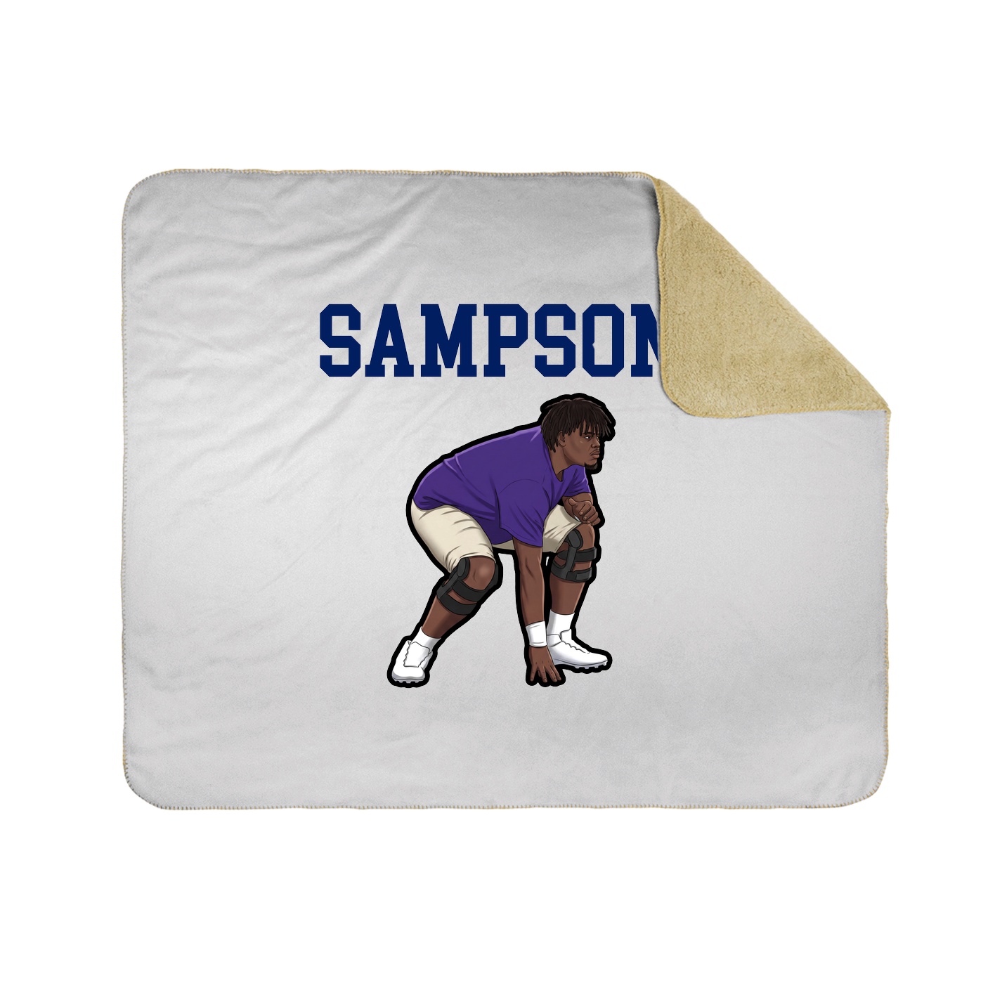 Throw Blanket — Shirsey in White