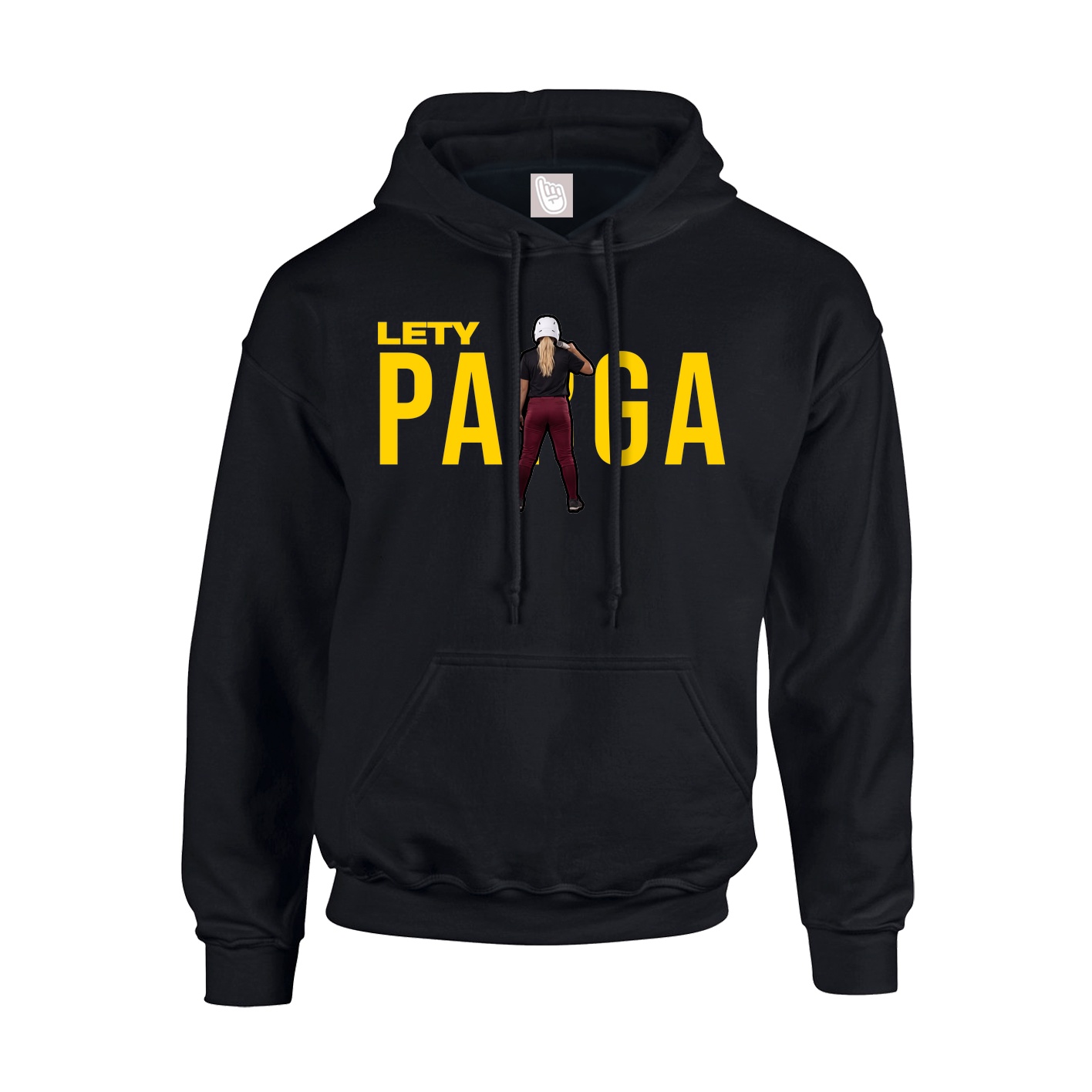 Hoodie — Player Name in Black