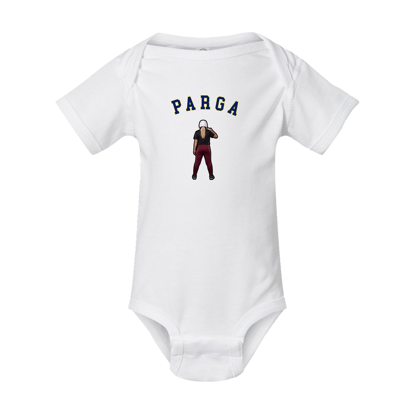 Baby Onesie — Shirsey Arch in White