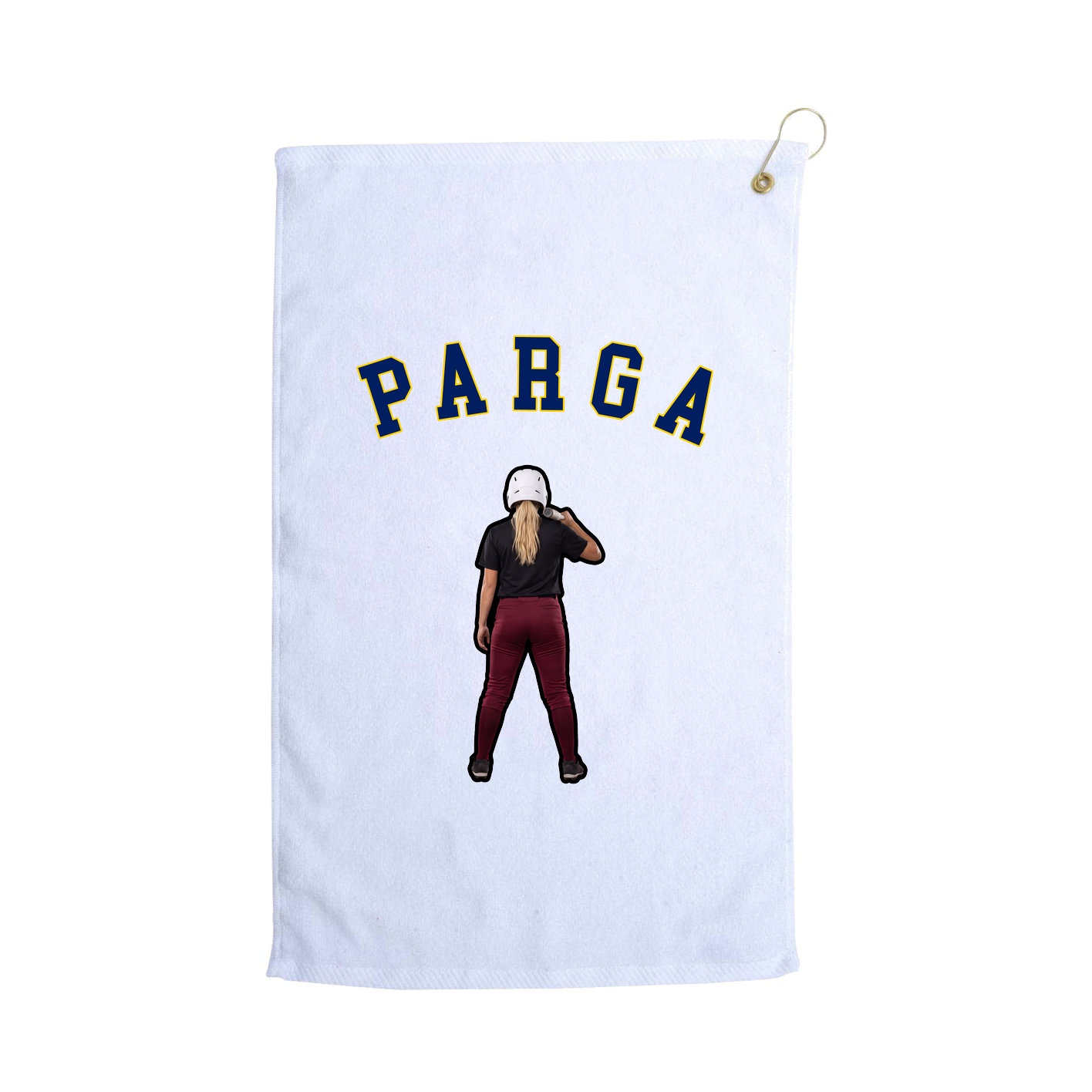 Golf Towel — Shirsey Arch in White