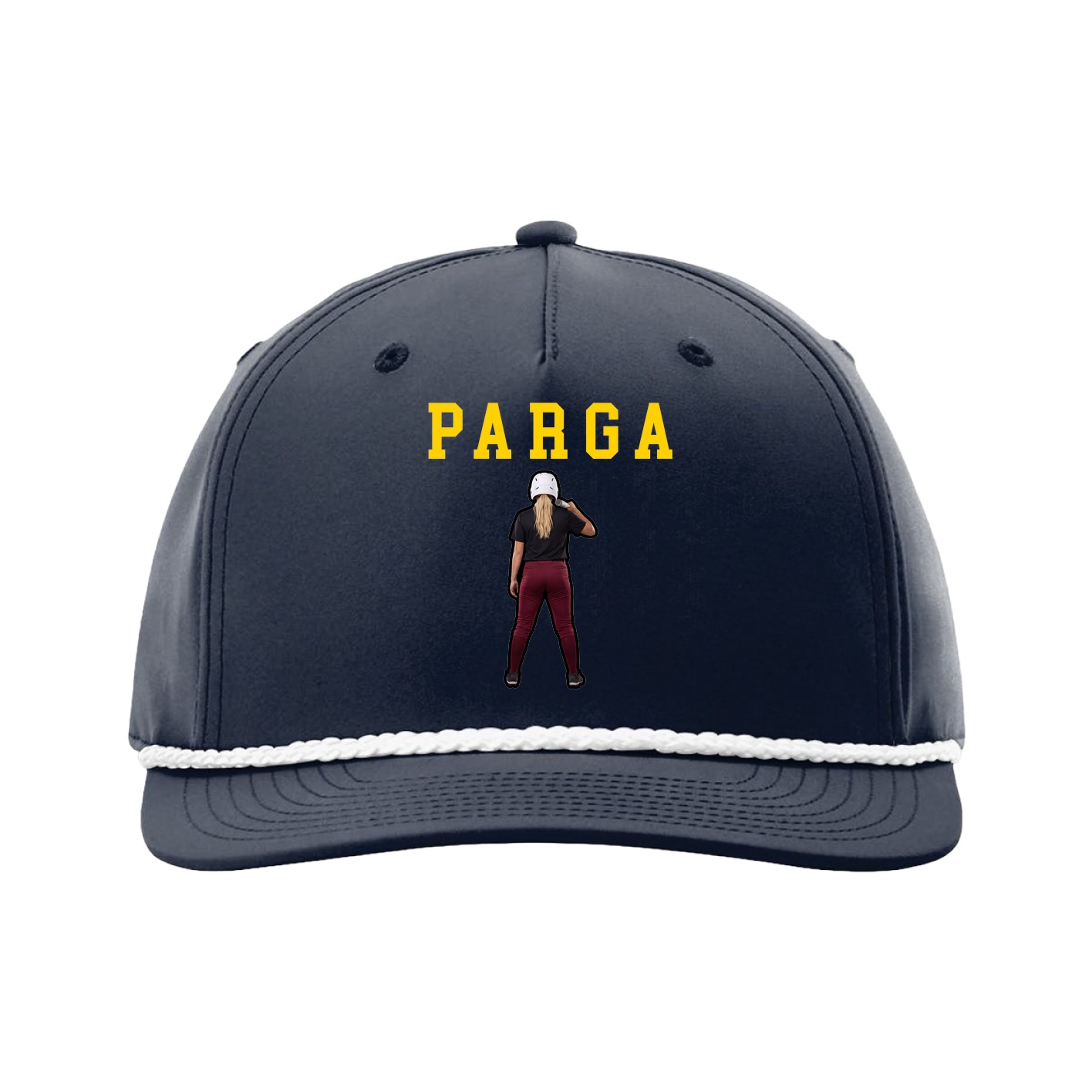 Five-Panel Classic Rope Cap — Shirsey in Navy