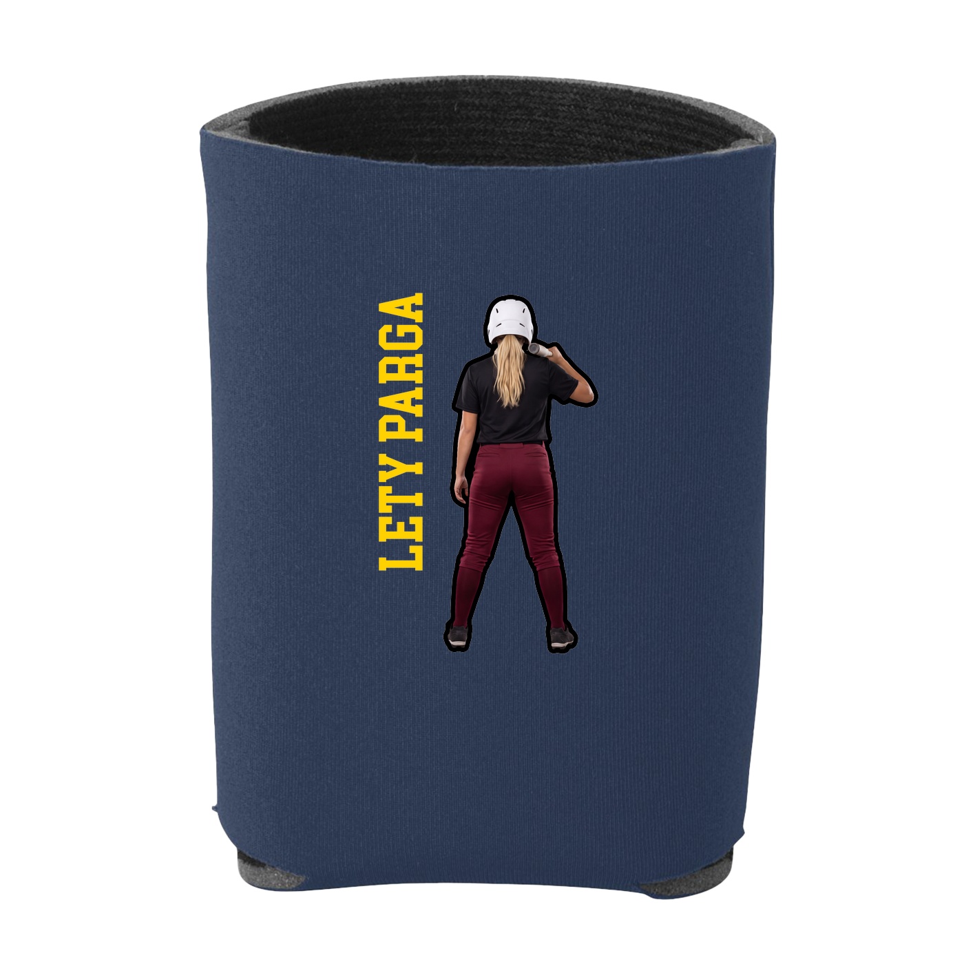 Can Holder — Name Vertical in Navy
