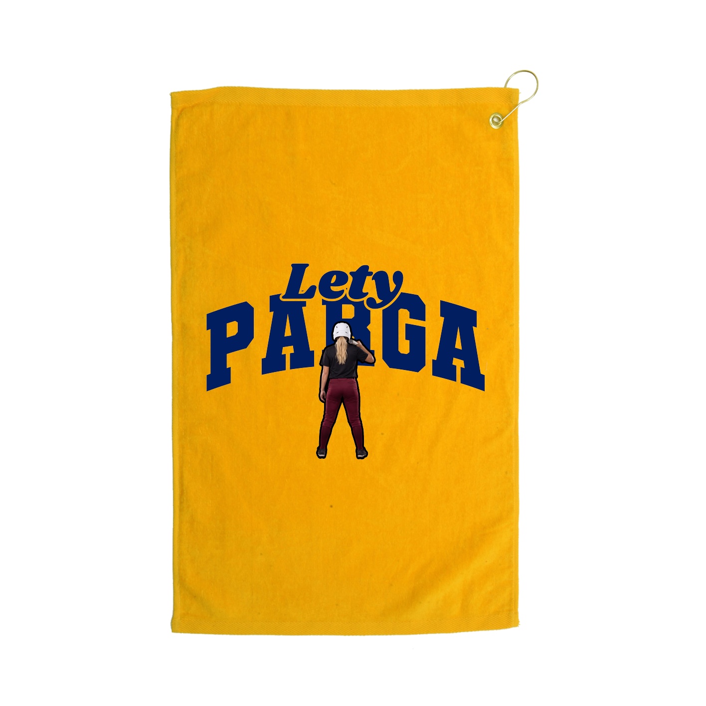 Golf Towel — Signature Arch in Gold