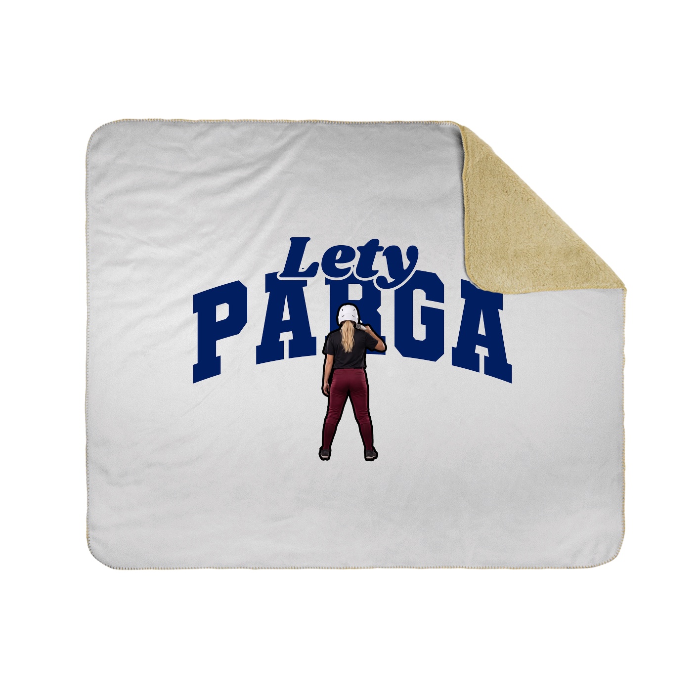 Throw Blanket — Signature Arch in White