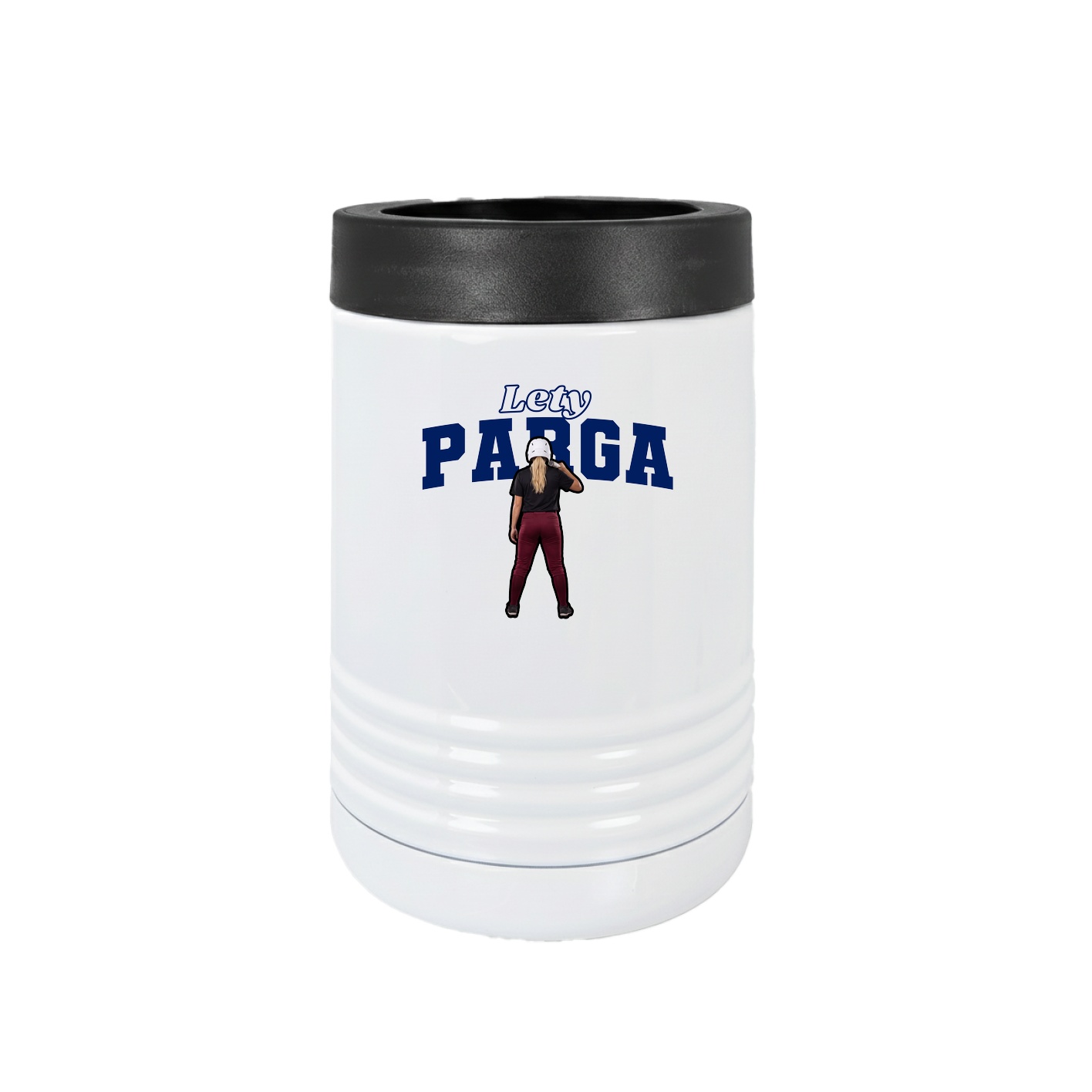 Beverage Holder — Name Arch in White