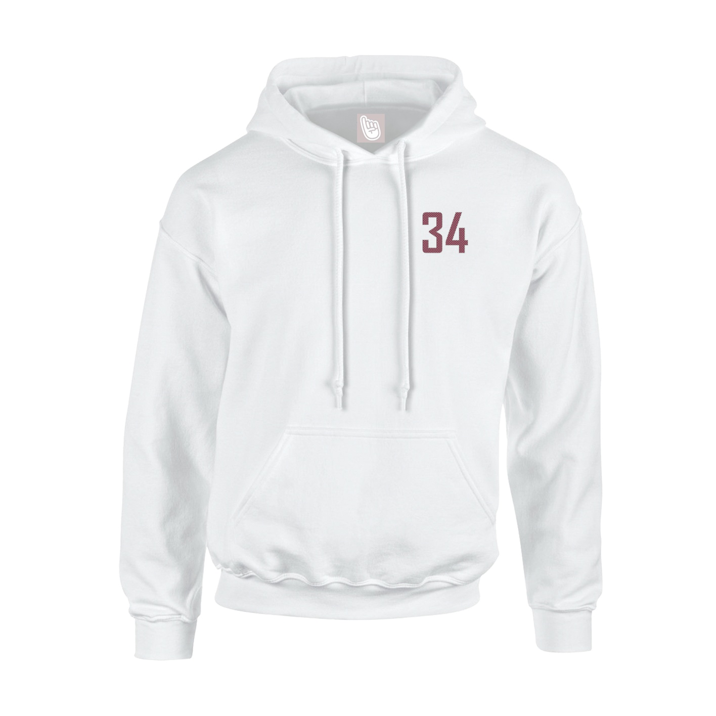 Youth Hoodie — Front Shirsy in White