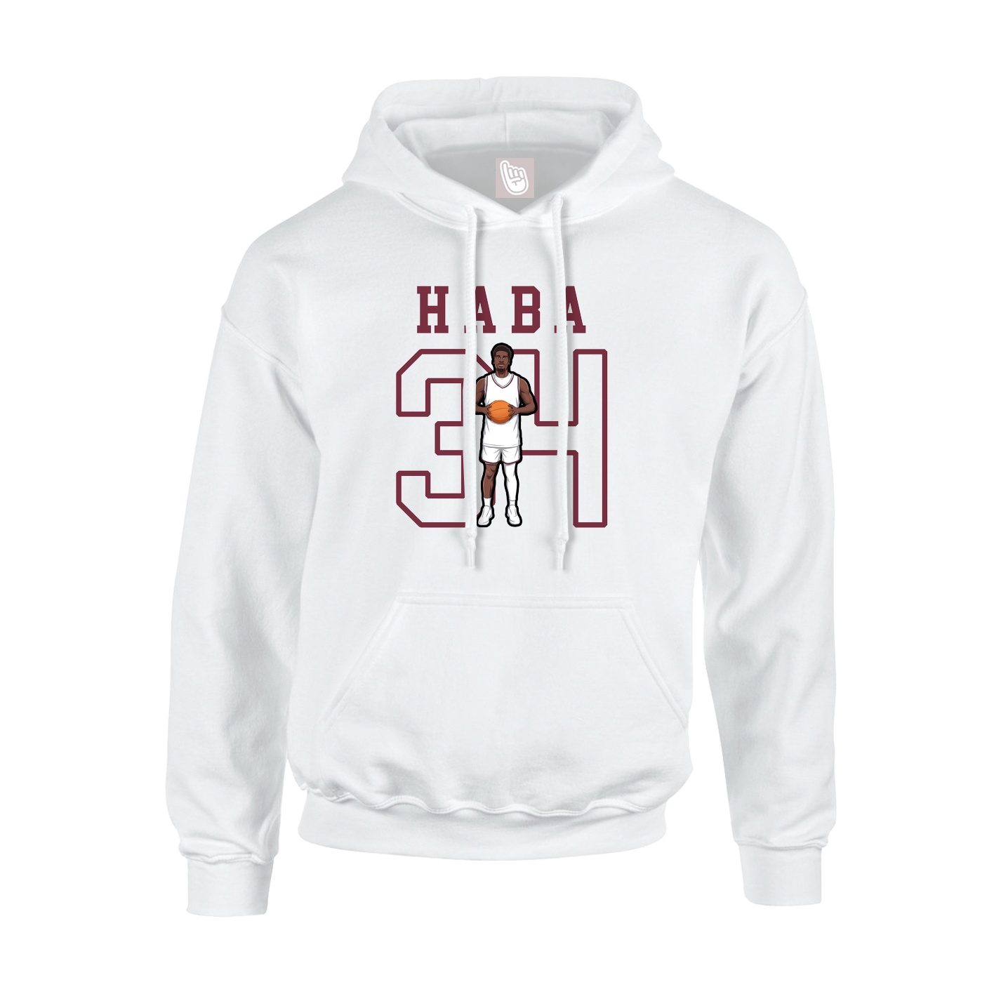 Hoodie — Shirsey in White