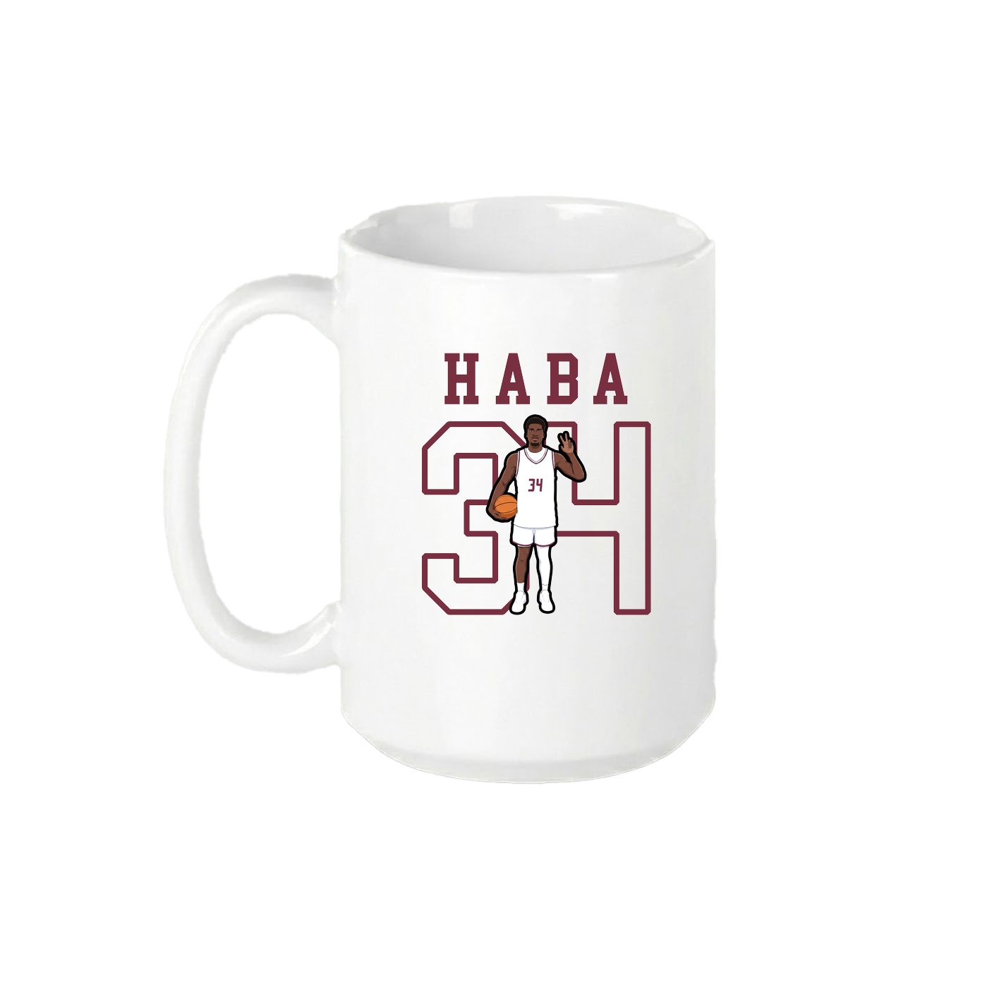 15oz Coffee Mug — Shirsey in White