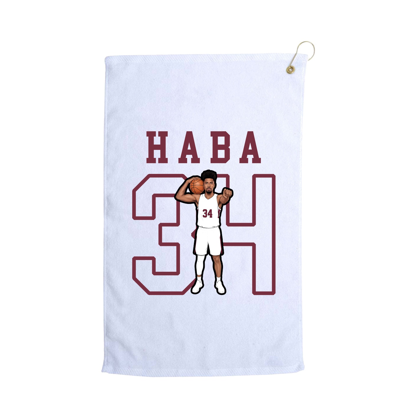 Golf Towel — Shirsey in White