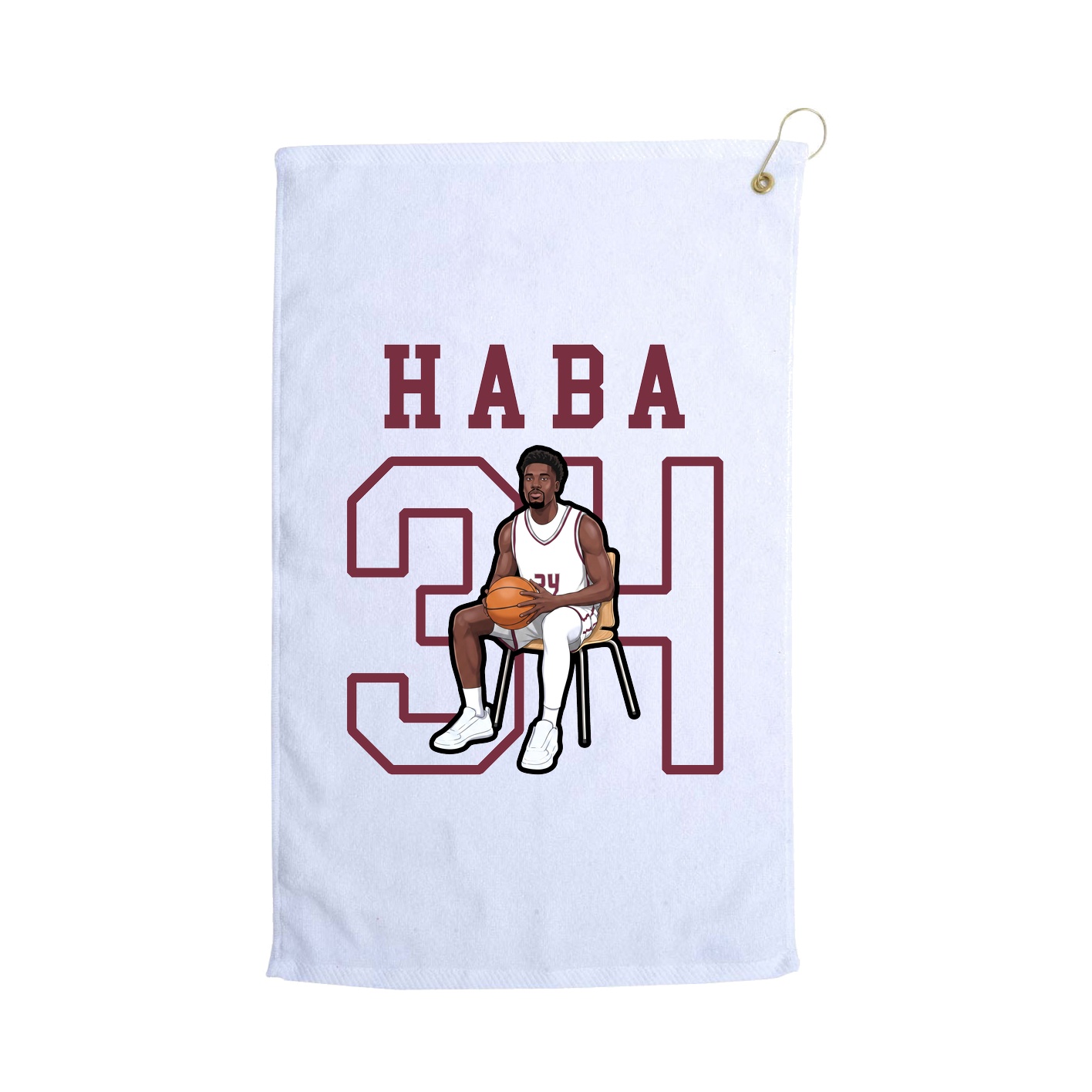 Golf Towel — Shirsey in White